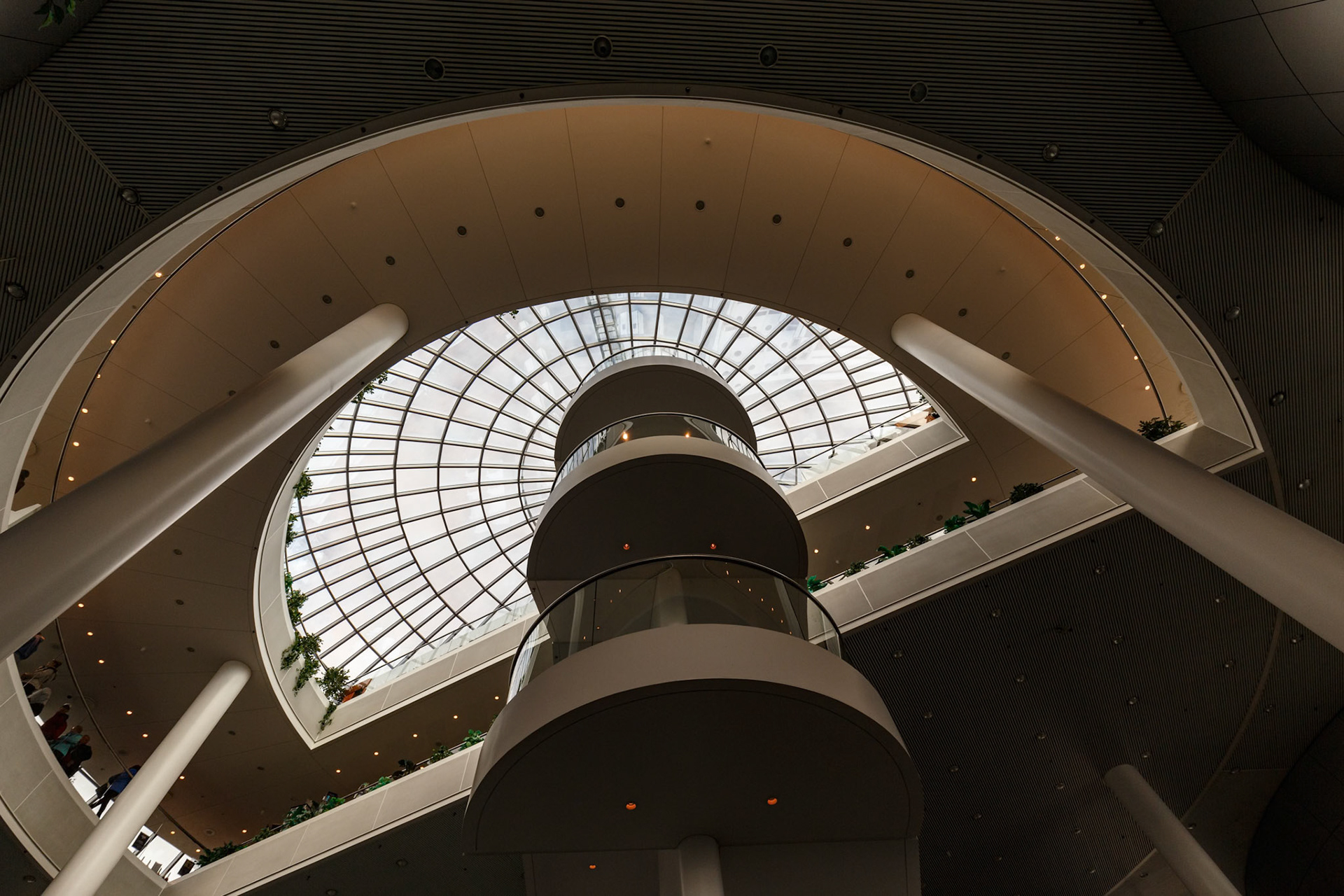 Inside the Perlan in Reykjavik, Iceland