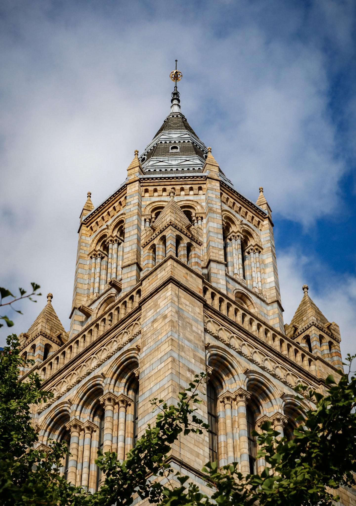 Outside the Natural History Museum in London, England