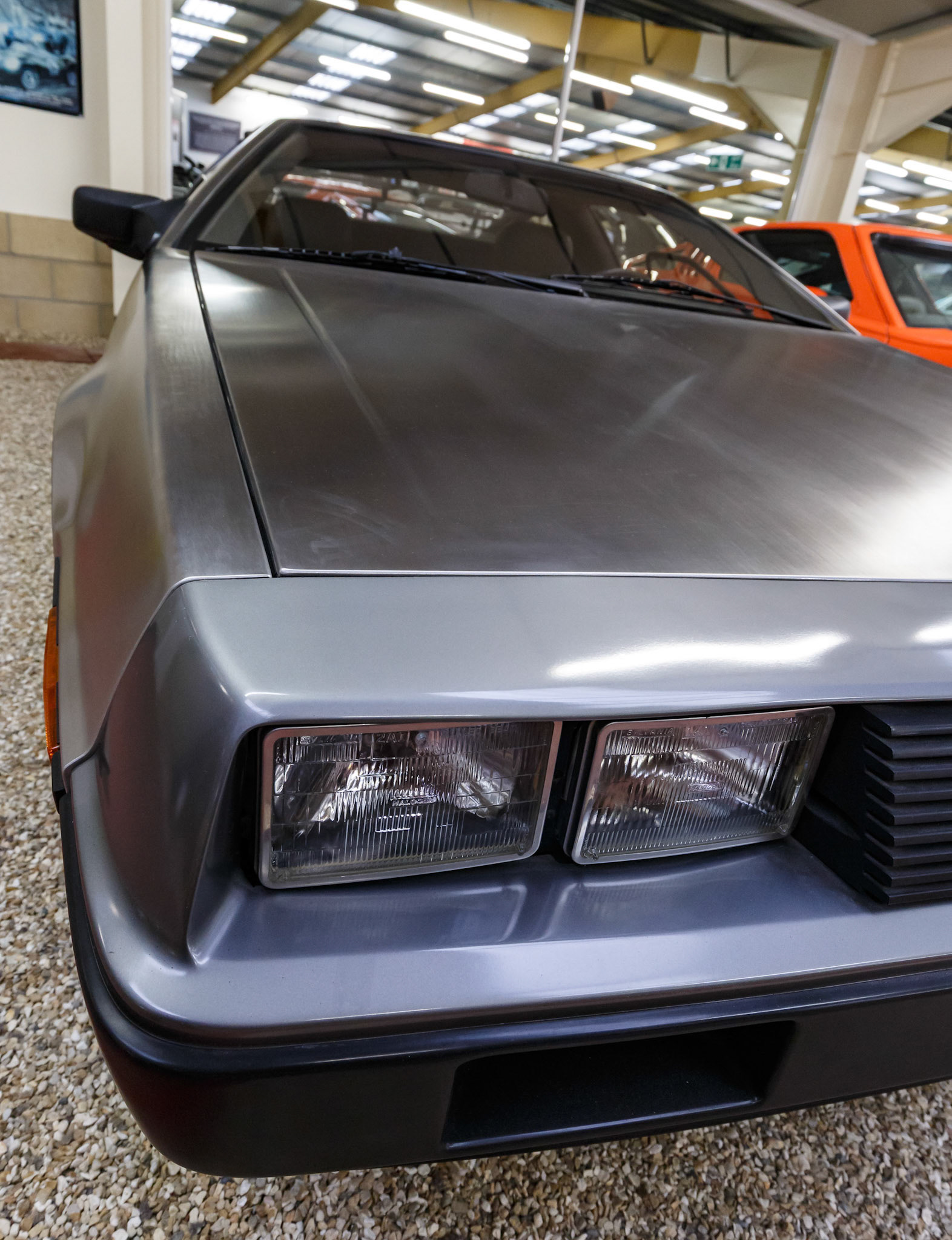 DeLorean DMC-12 at the Haynes International Motor Museum in Somerset. England