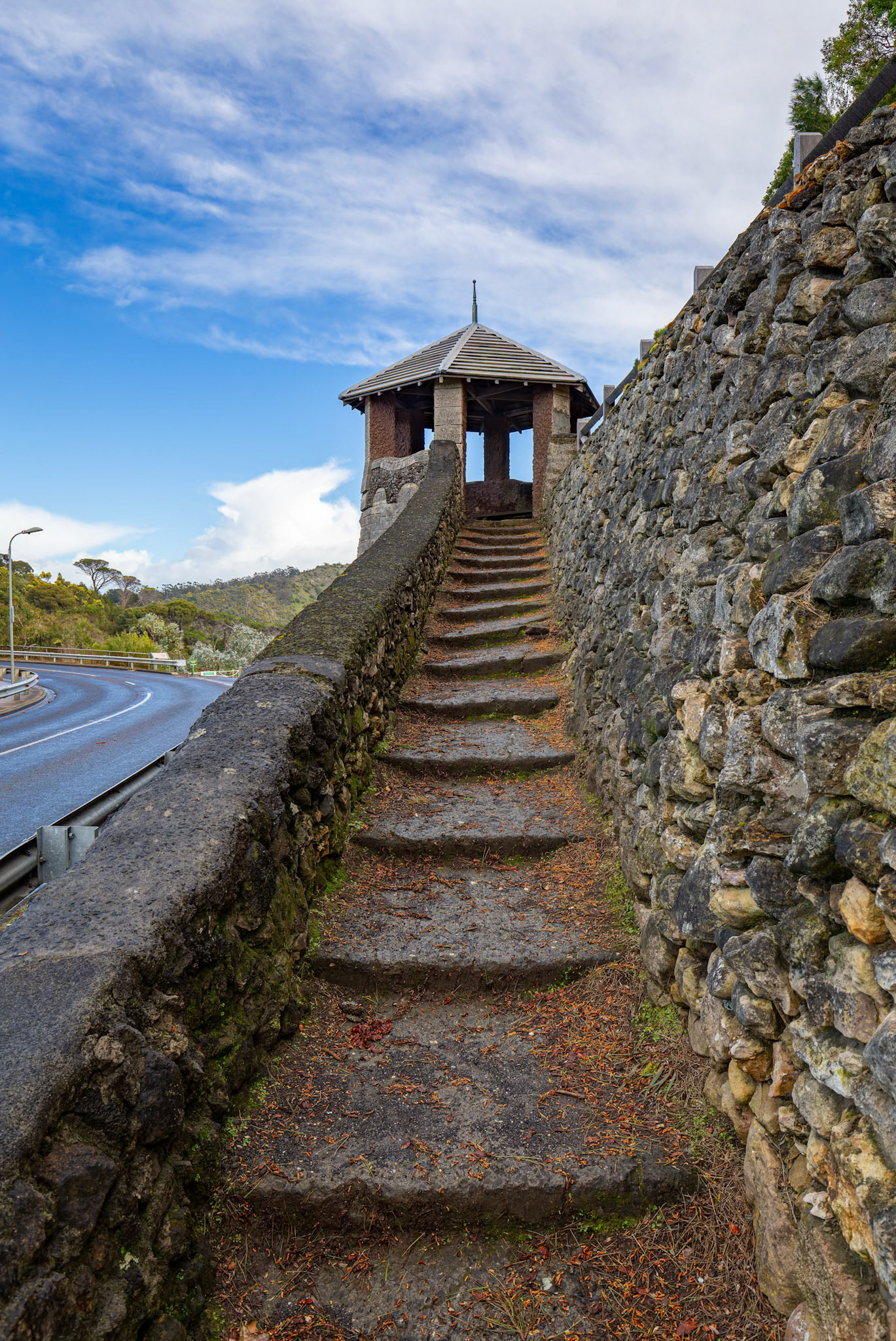 Blue Lake Lookout in Mount Gambier in South Australia