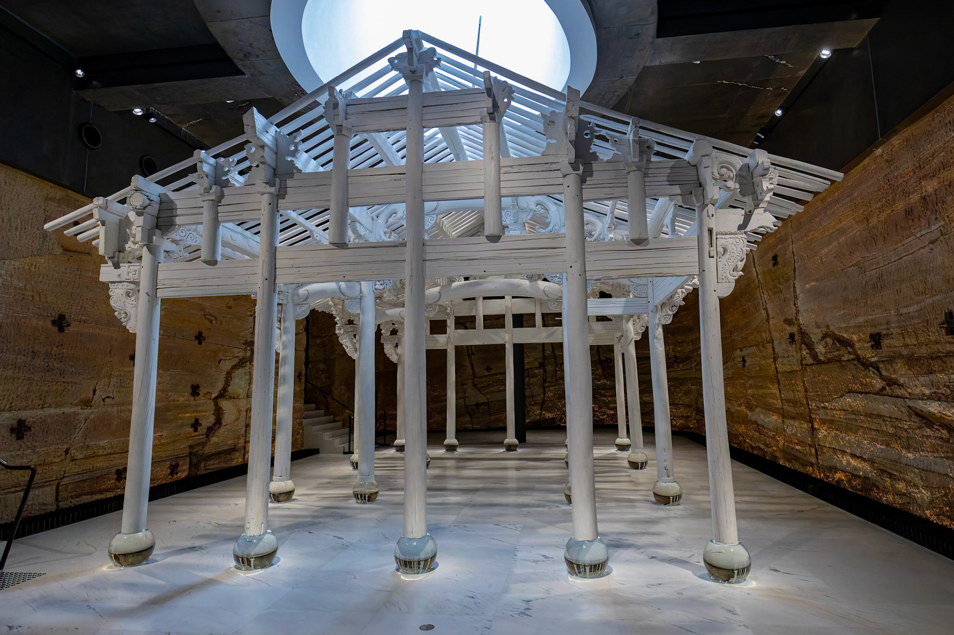 White House by Ai Weiwei (2015) on display inside the Museum of Old and New Art (MONA) in Hobart, Tasmania