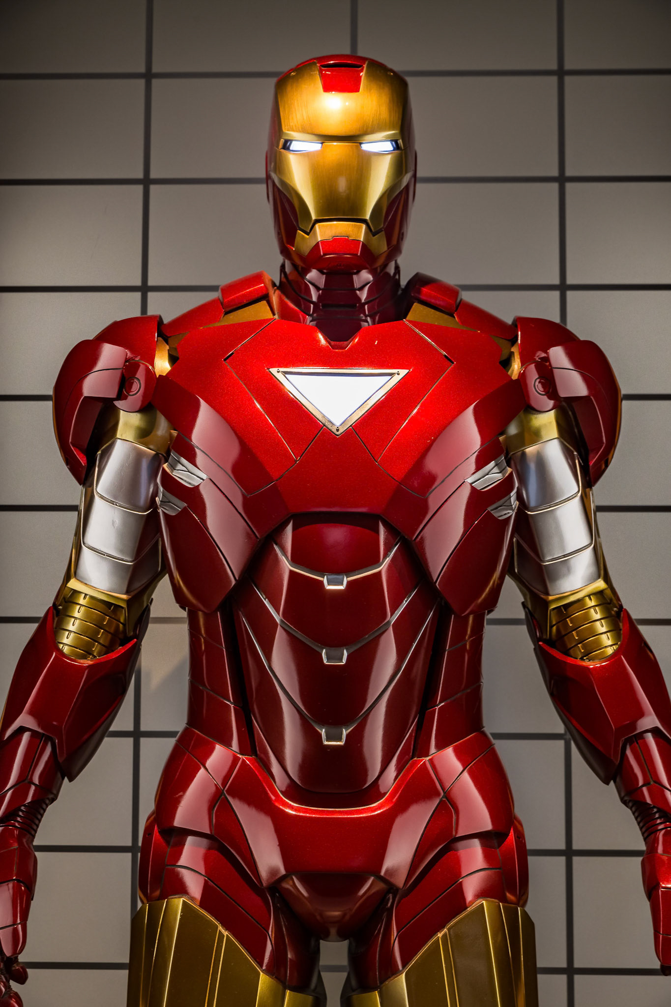 IronMan custome display at GOMA for the Marvel Exhibition, Brisbane