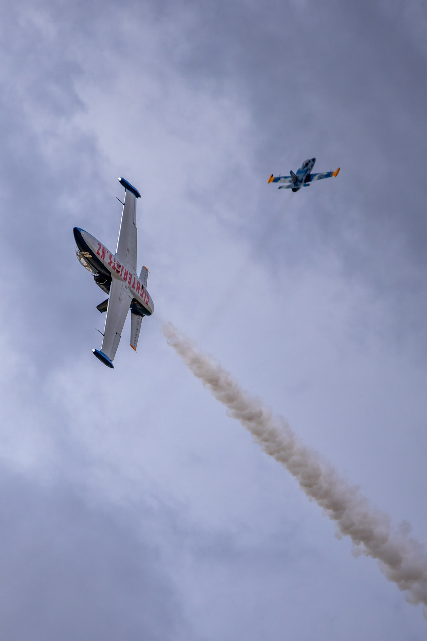 Aero Vodochody L-39C Albatros (88) [ZK-BLUE] on display at Warbirds over Wanaka, New Zealand