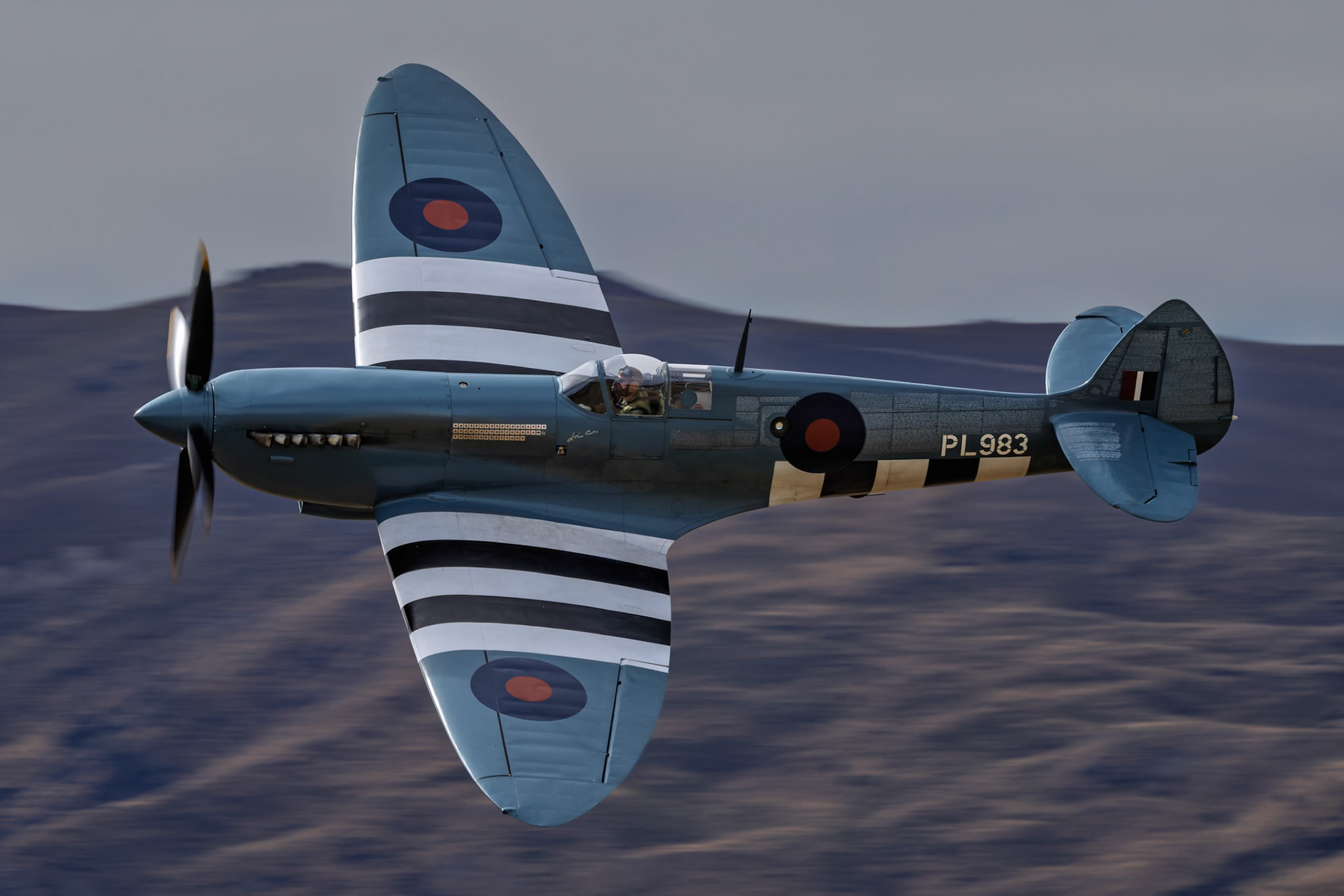 Supermarine Spitfire PR-XI [PL983] on display at Warbirds over Wanaka, New Zealand