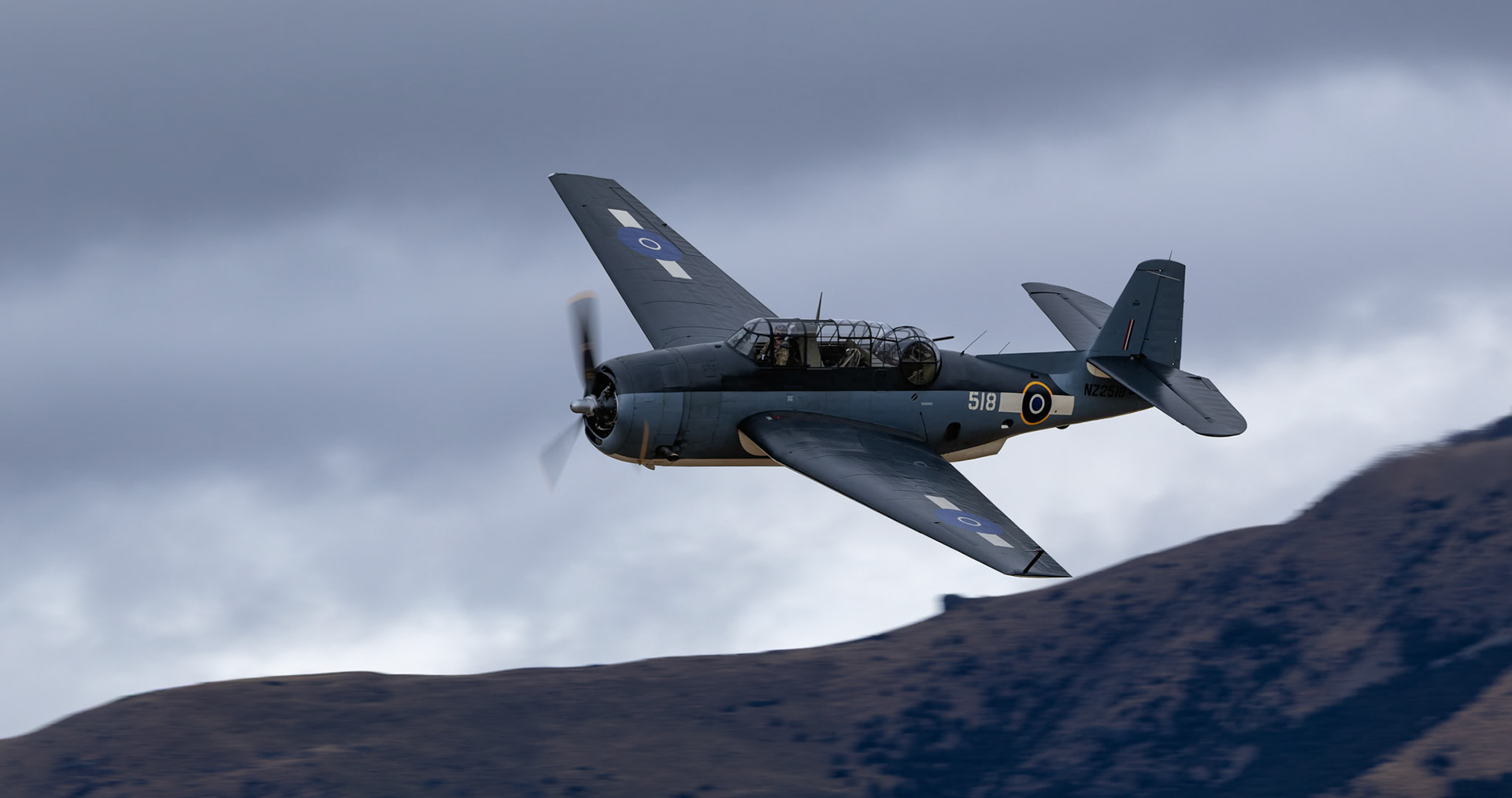Grumman TBM-3E Avenger [ZK-TBE] on display at Warbirds over Wanaka, New Zealand
