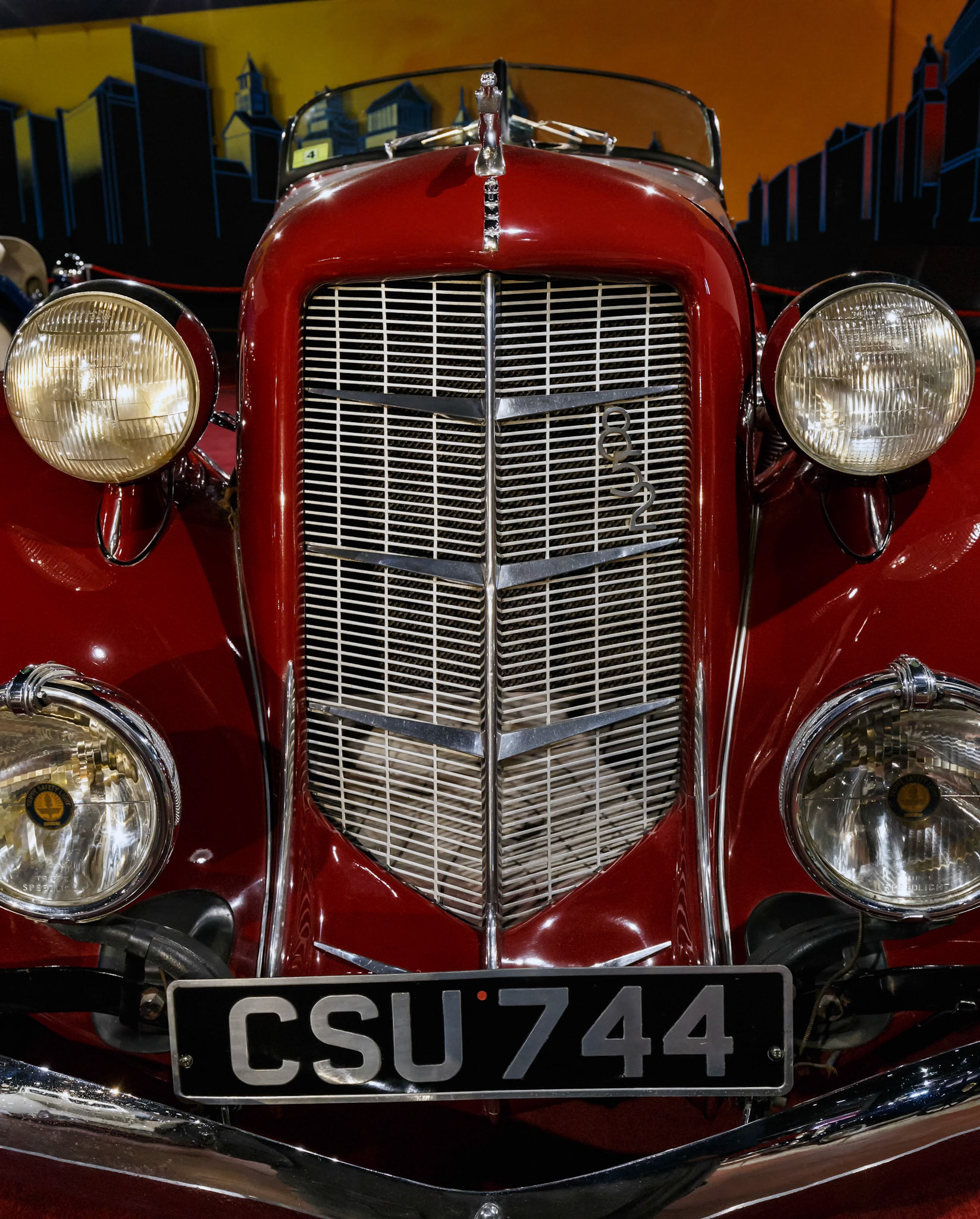 1936 Auburn 852 Supercharged Boat Tail Speedster at the Haynes International Motor Museum in Somerset. England