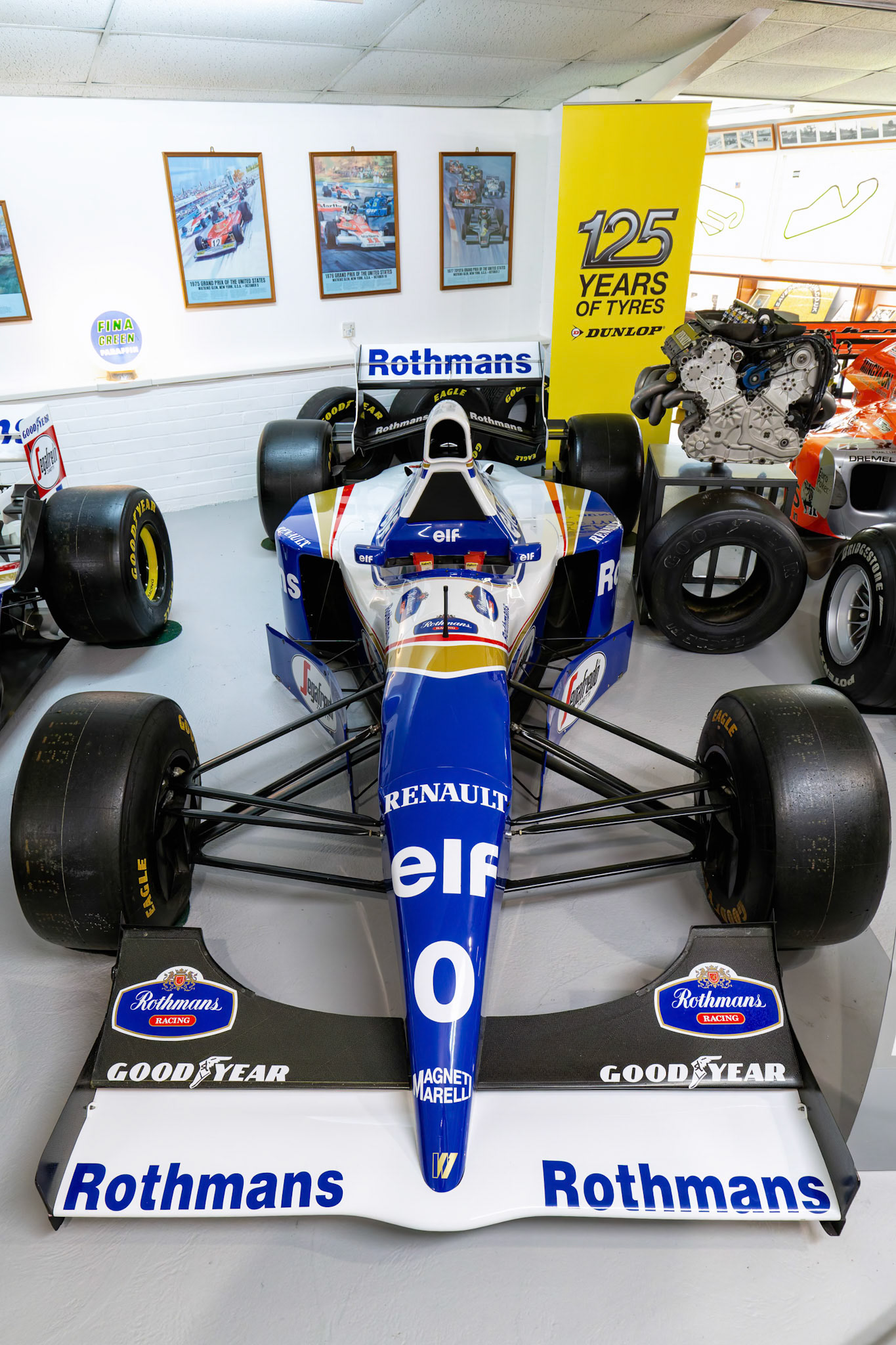 1994 Williams FW16B Formula 1 car at Donington Park Museum, England