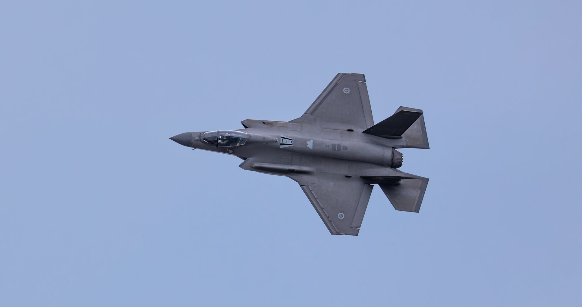 Royal Australian Air Force Lockheed Martin F-35A Lightning II [A35-048] on display at the Richmond Airshow in New South Wales, Australia