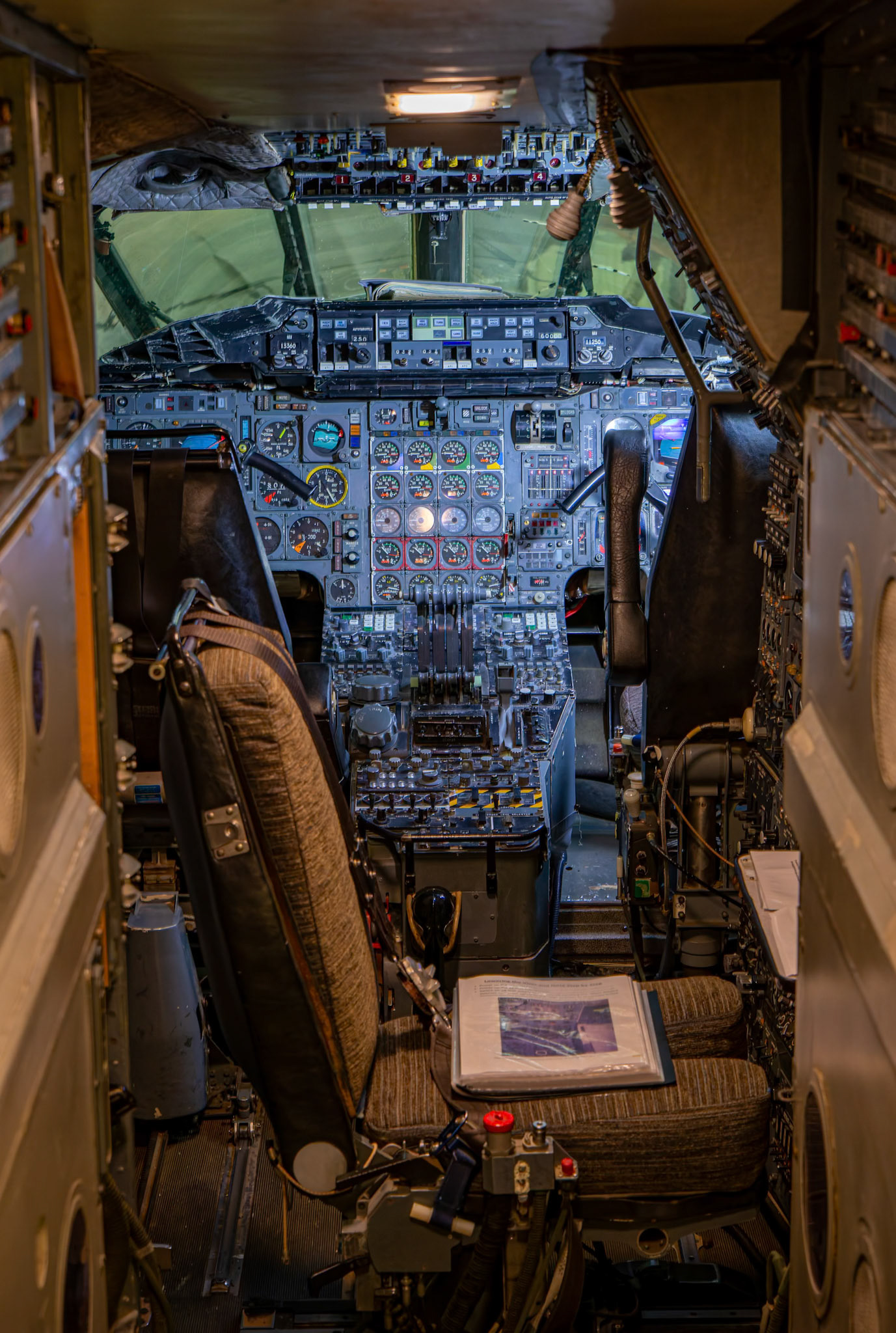 BAC Aerospatiale Concorde 101 on display at the Duxford Imperial War Museum in Cambridge, United Kingdom