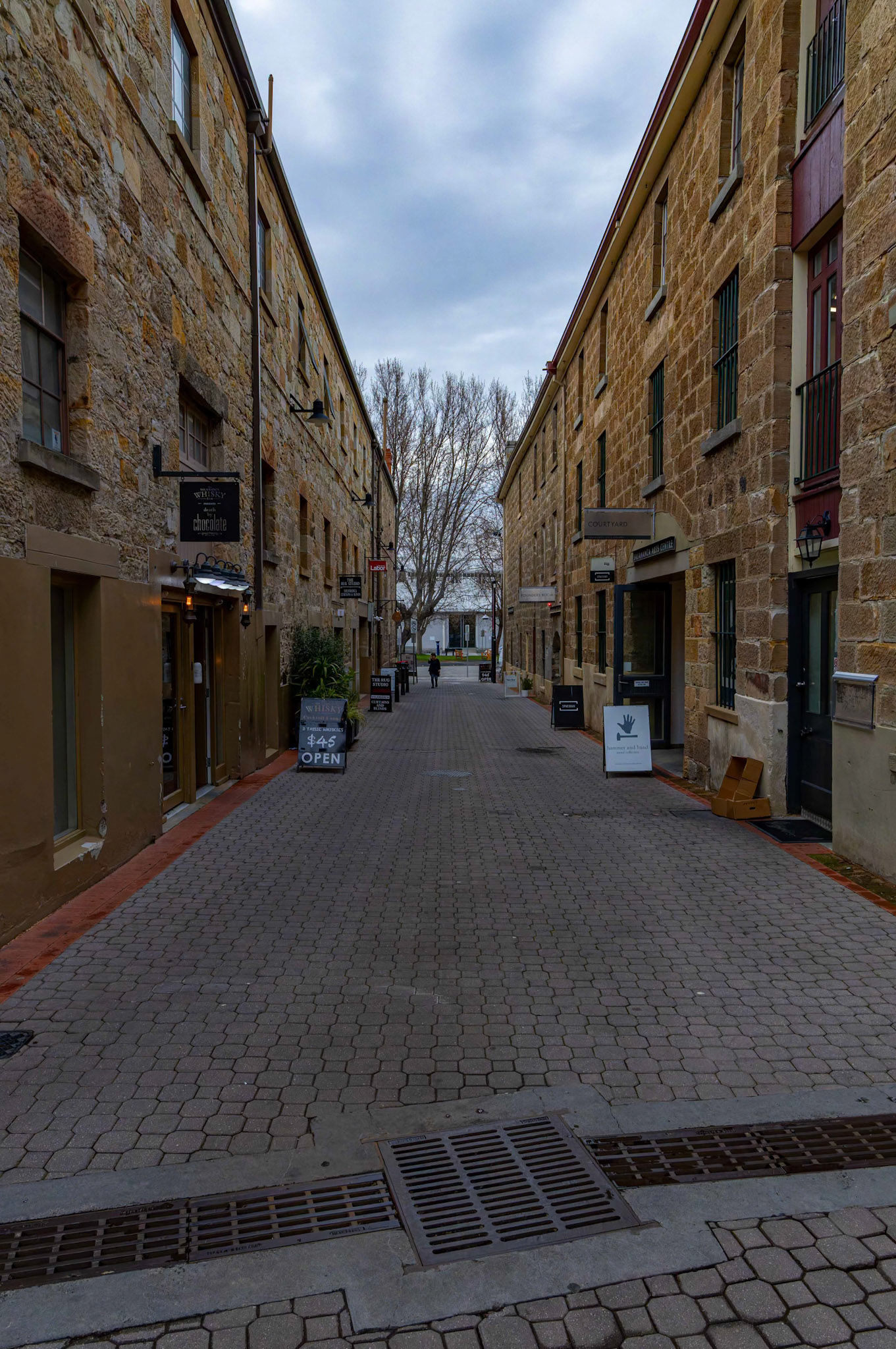 Salamanca Square in Hobart, Tasmania, Australia