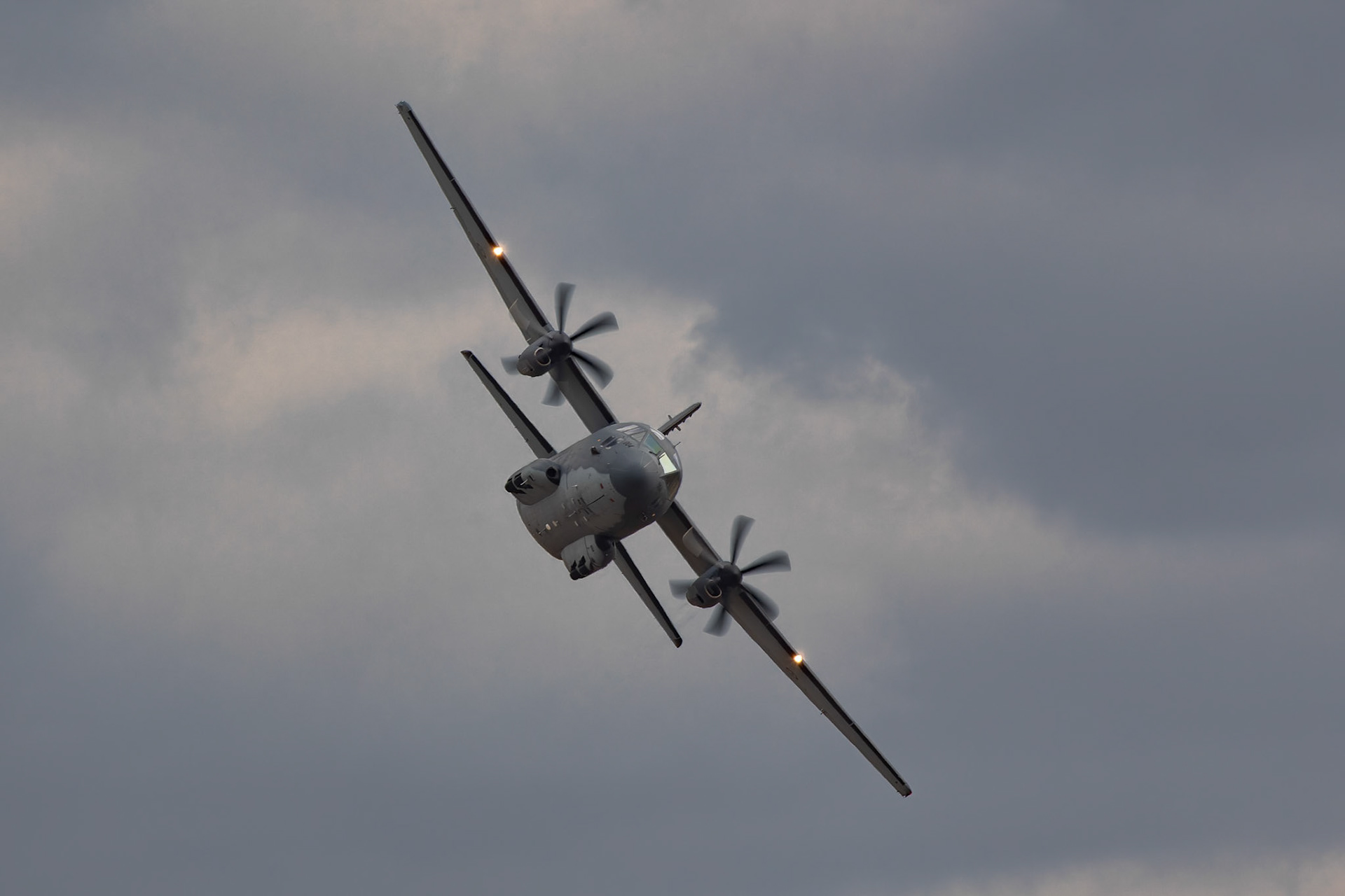 RAAF 35 Squadron C-27J Spartan on display at the Avalon Airshow in Victoria, Australia