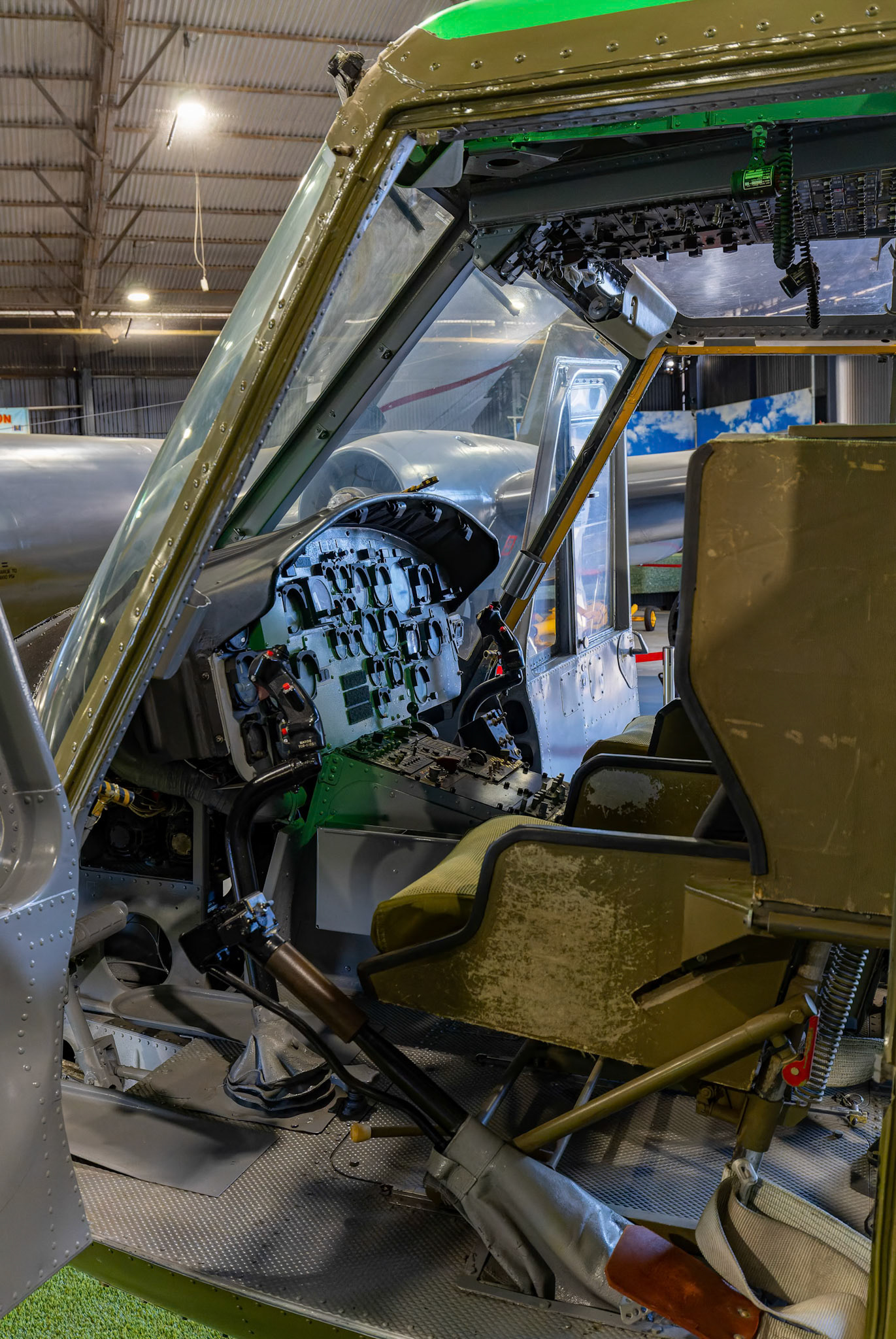 Bell UH-1H Iroquios on display at the RAAF Amberley Aviation Heritage Centre at Amberley, Australia