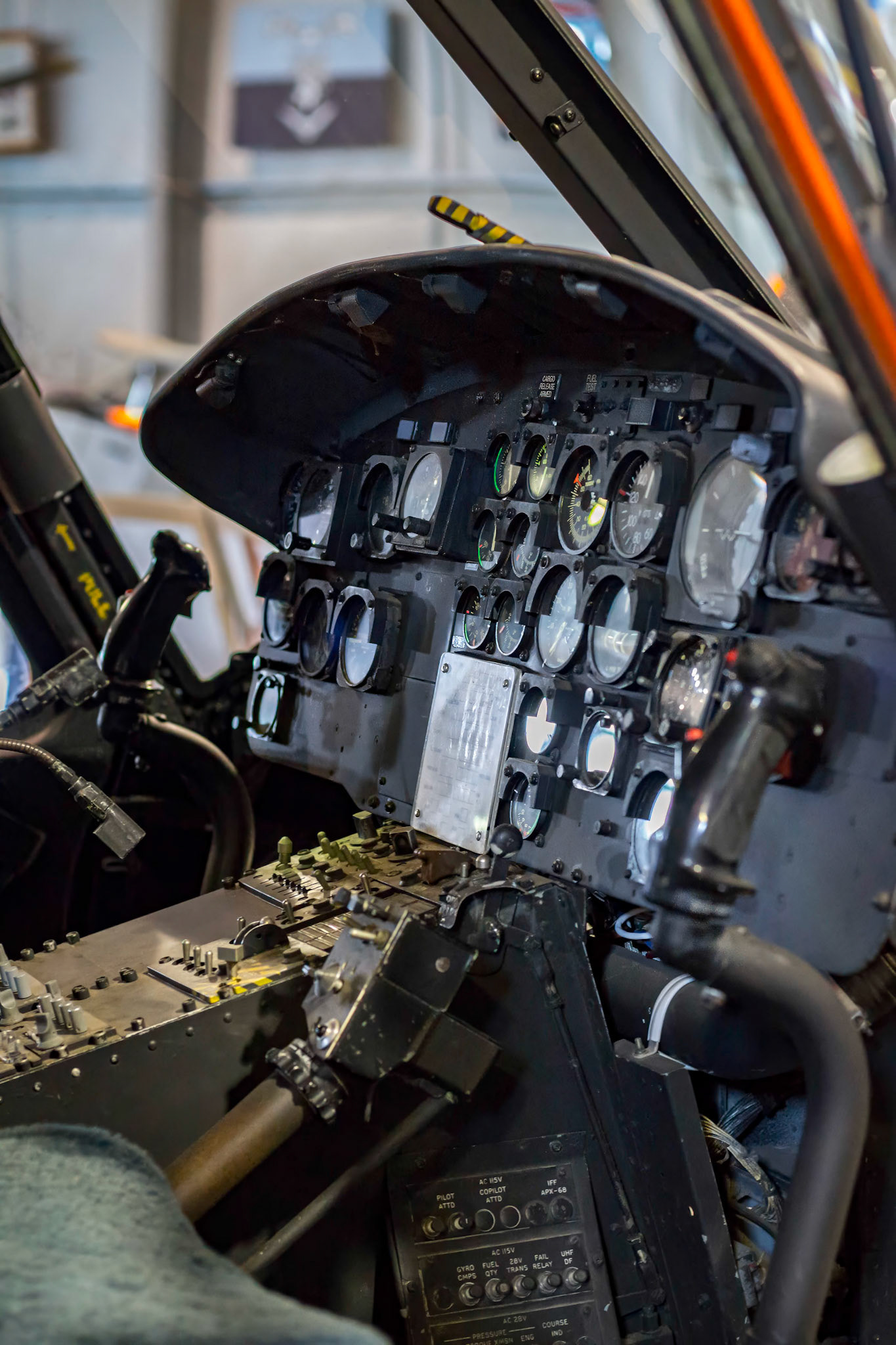 The 171 Operational Support Squadron Huey on display at the Museum of Australian Army Flying in Oakey, Australia