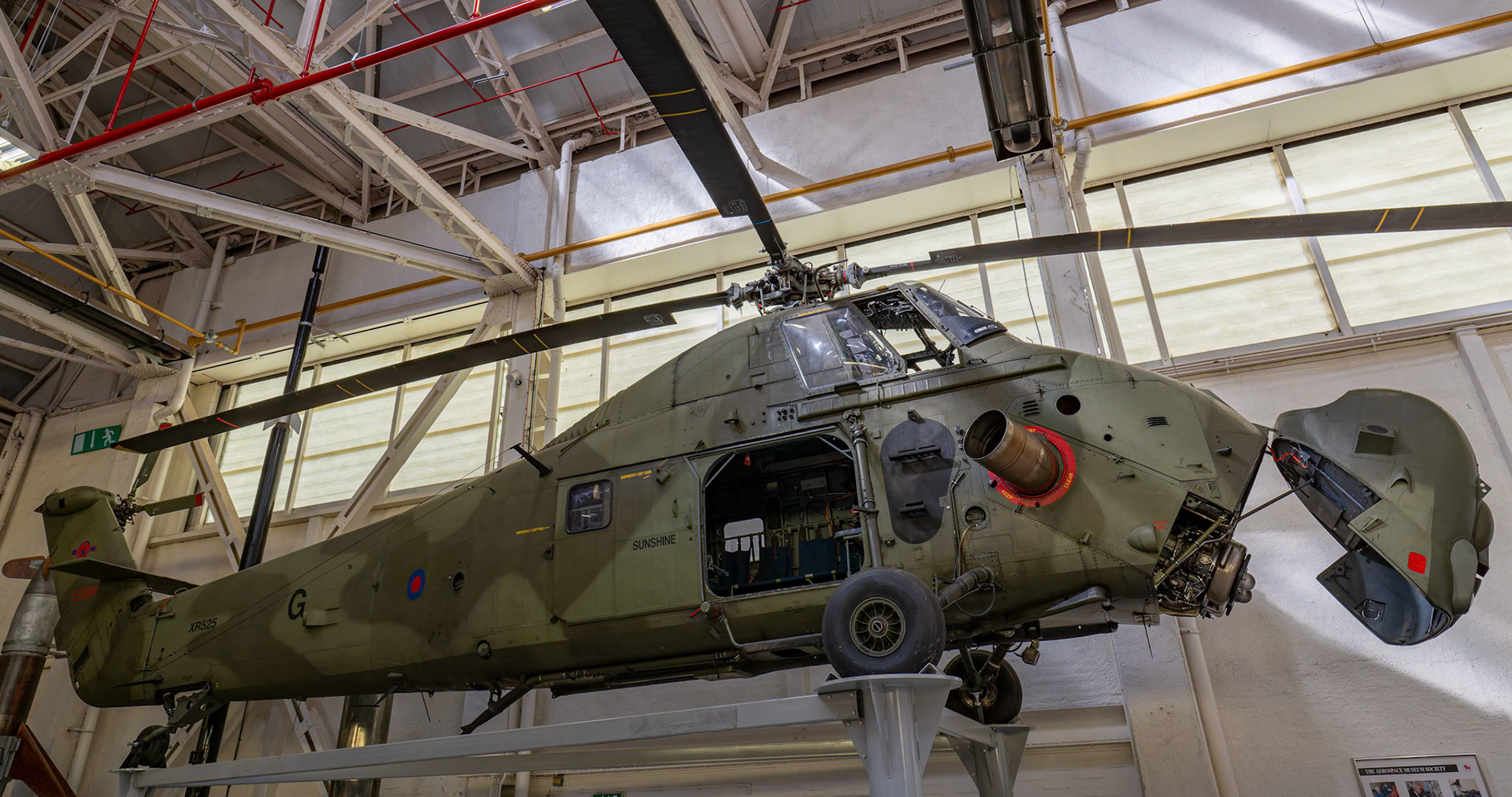 Westland Wessex HC2 on display at the Royal Air Force Museum Midlands in Cosford, United Kingdom