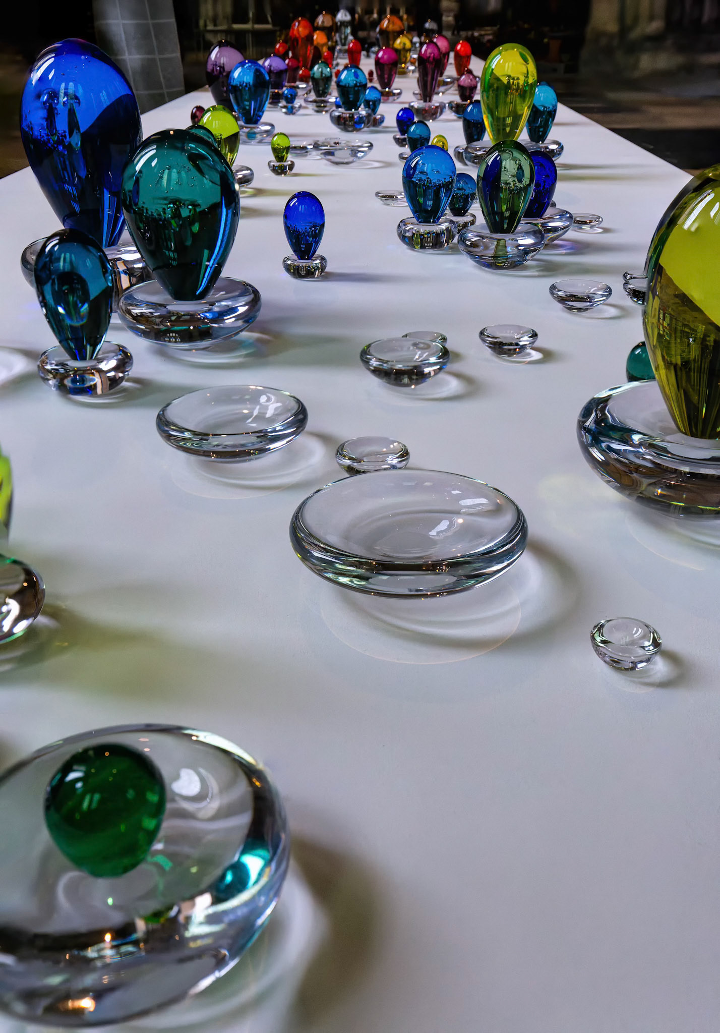 A display inside Salisbury Cathedral in Salisbury, England