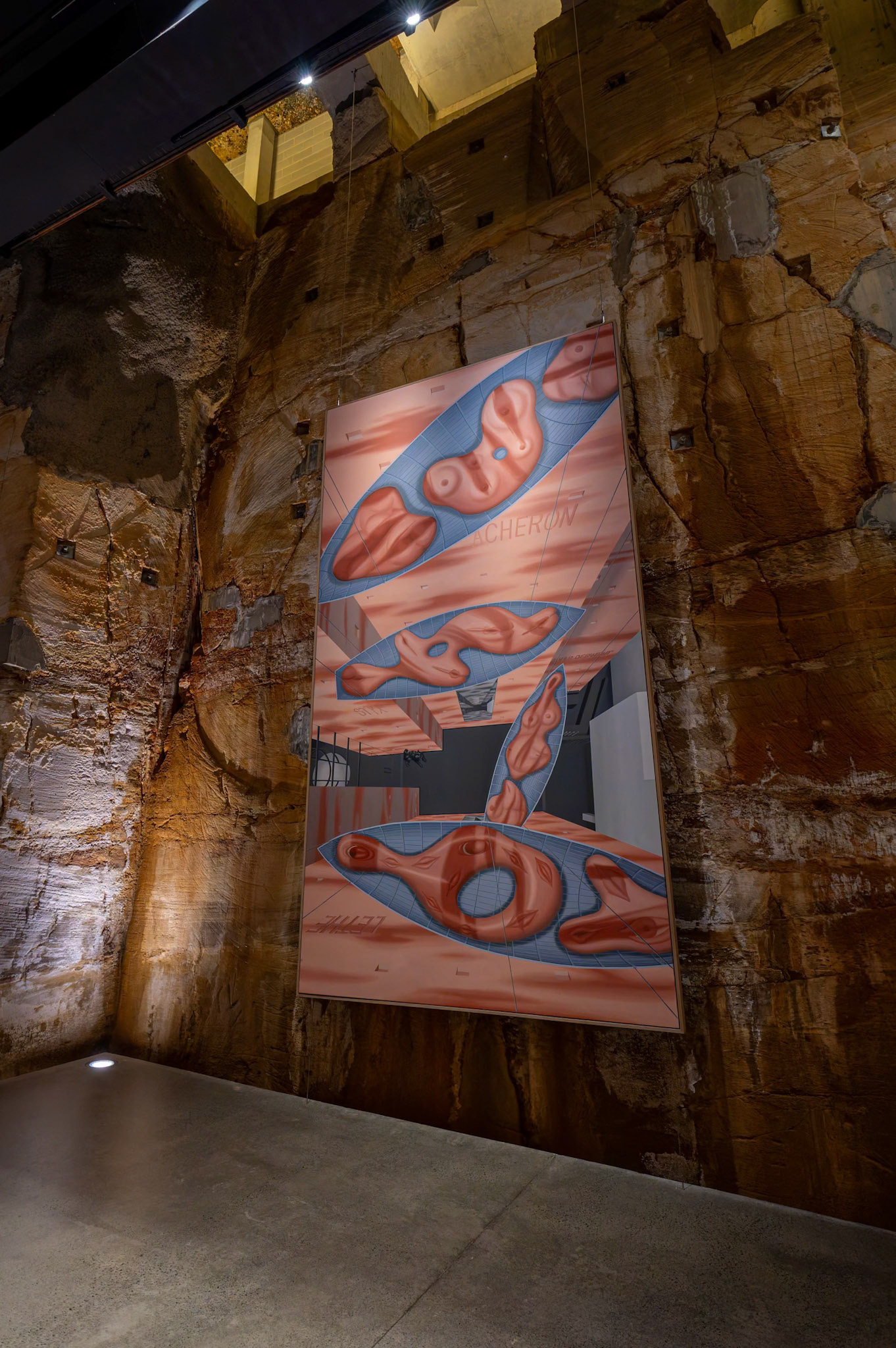 Inside Museum of Old and New Art (MONA) in Hobart, Tasmania