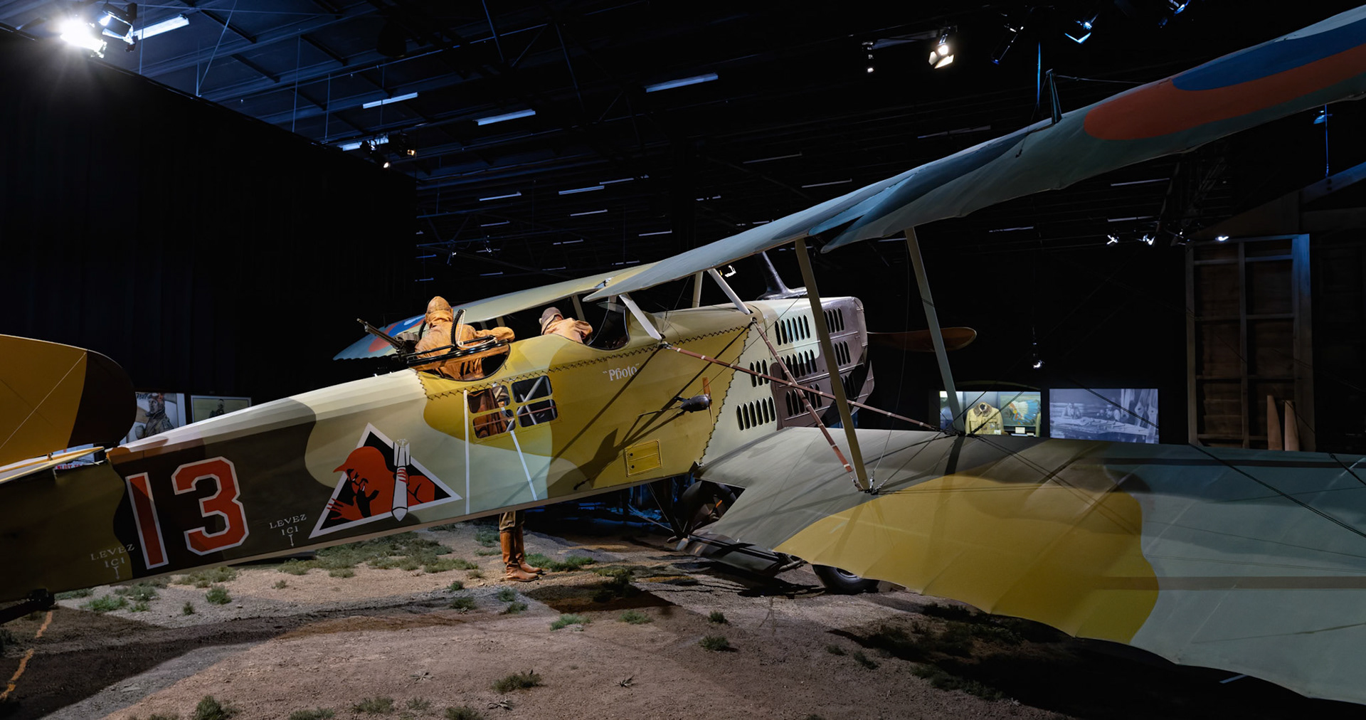 Breguet 14.A2 at Omaka Aviation Heritage Centre in Blenheim, New Zealand