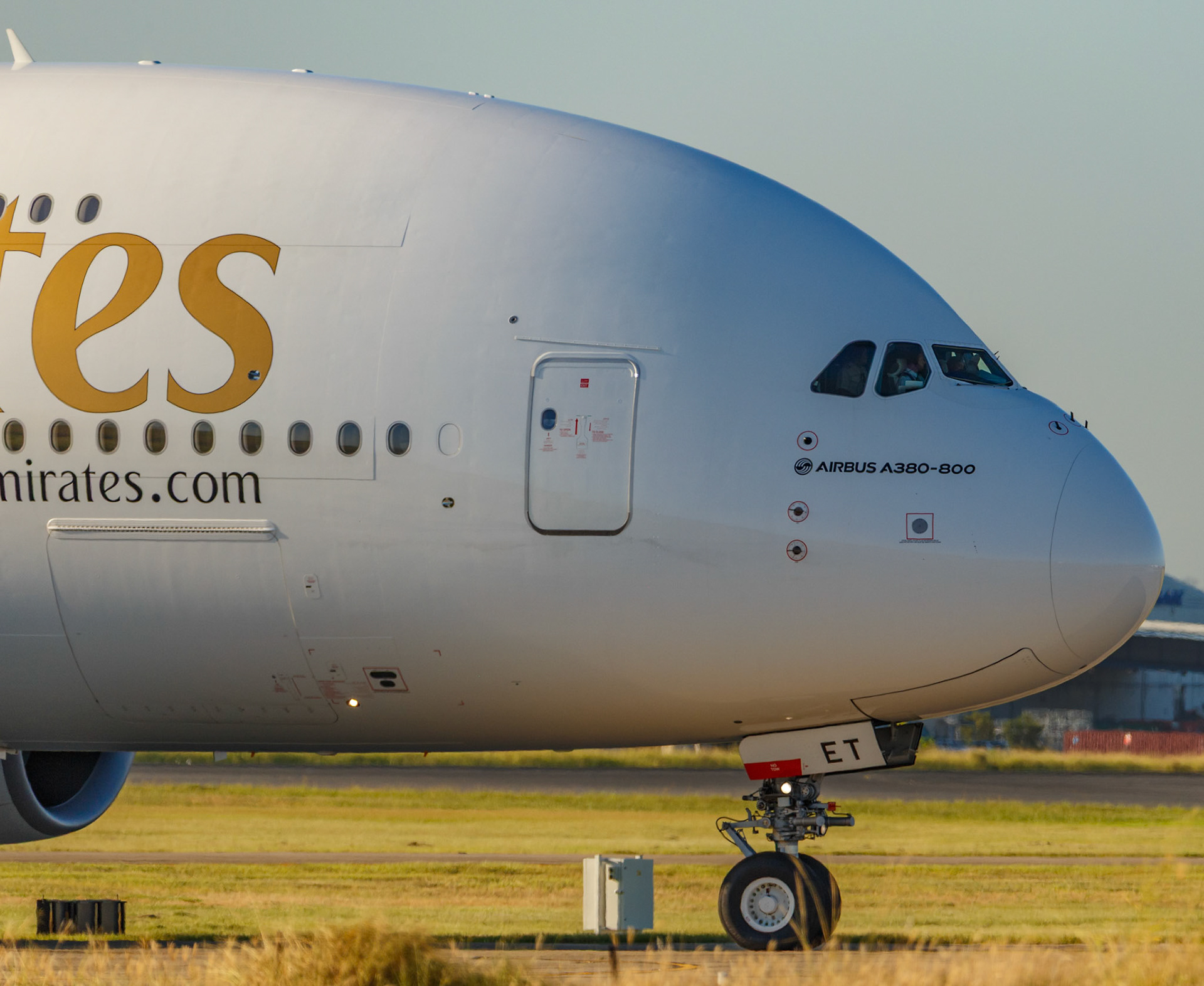 Emirates Airbus A380-861 [A6-EET] Arriving from Dubai, at Brisbane International Airport, Australia
