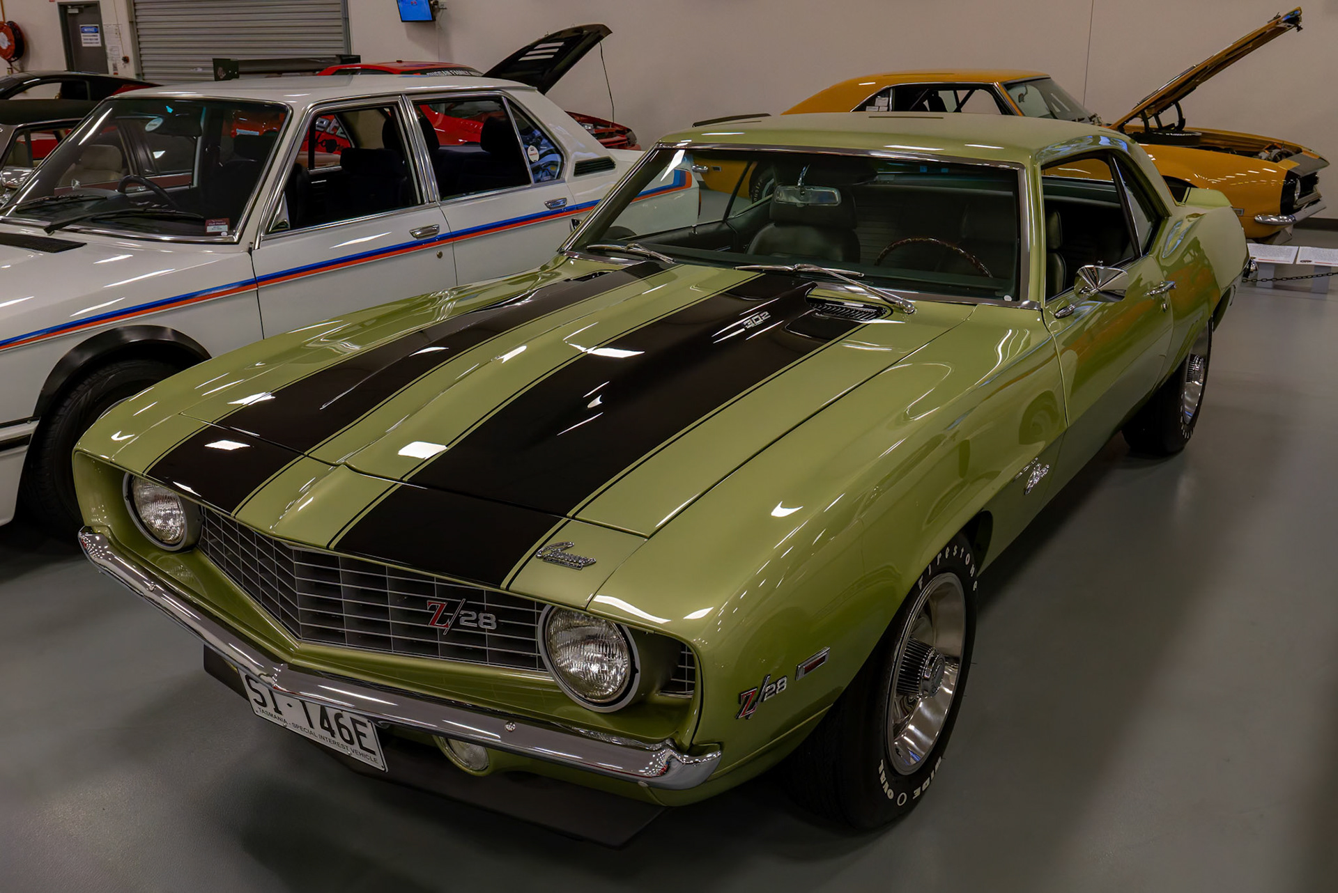 1969 Chevrolet Camaro Z/28 at National Automobile Museum of Tasmania in the city of Launceston in Tasmania, Australia