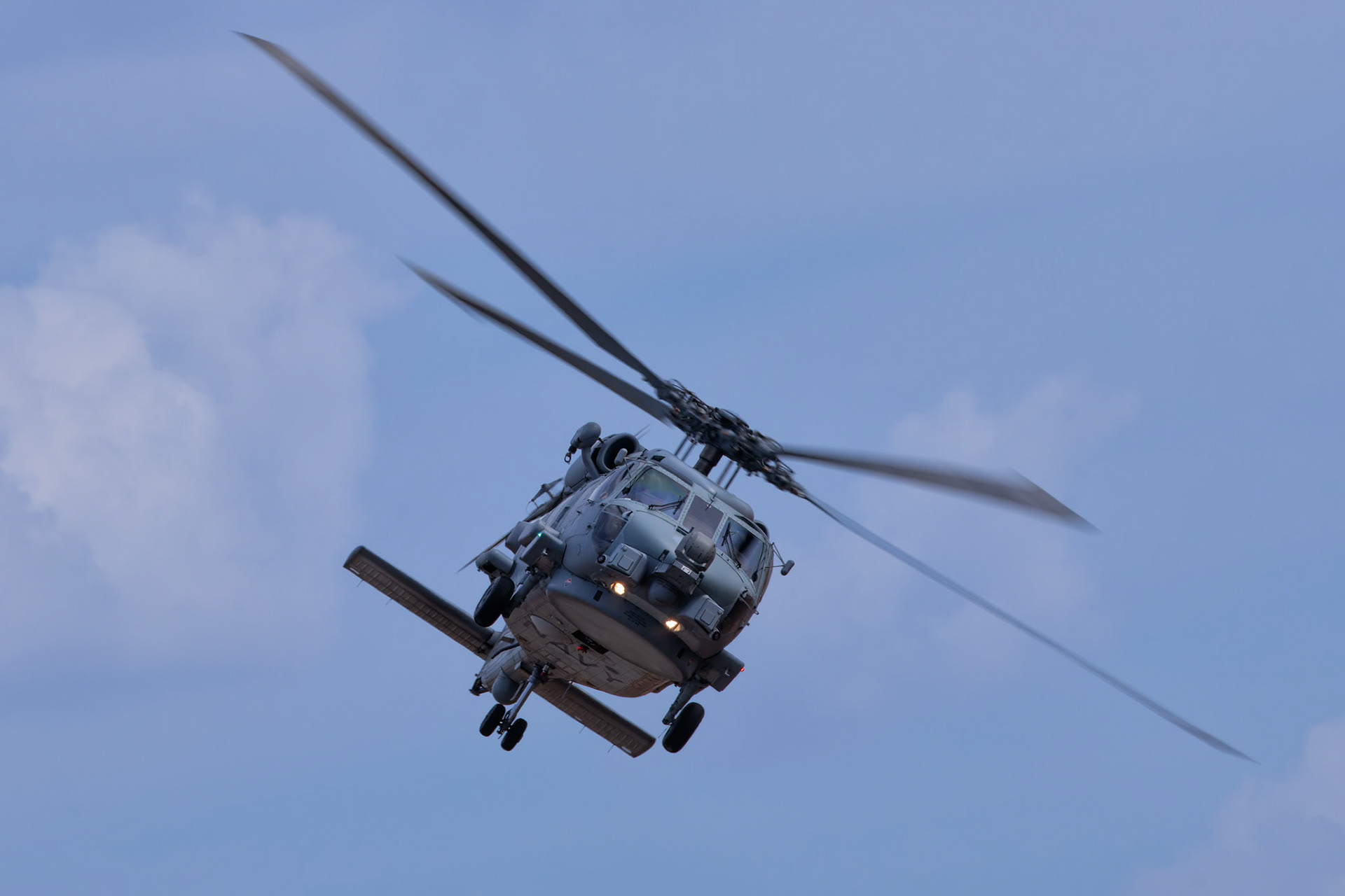 RAN 808 Squadron, Sikorsky-Lockheed Martin MH-60R Seahawk Romeo on display at the Avalon Airshow in Victoria, Australia