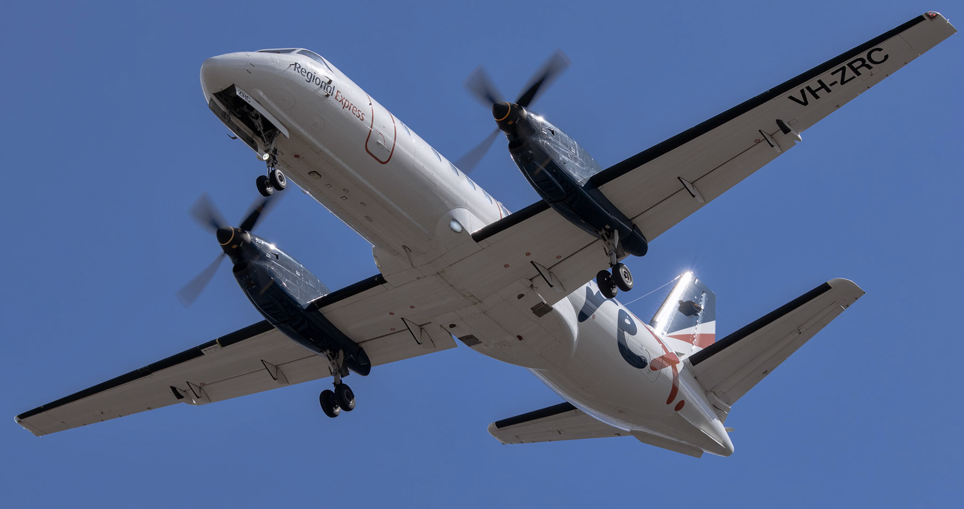 Regional Express SAAB 340B+ [VH-ZRC] Arriving from King Island at Melbourne International Airport, Australia