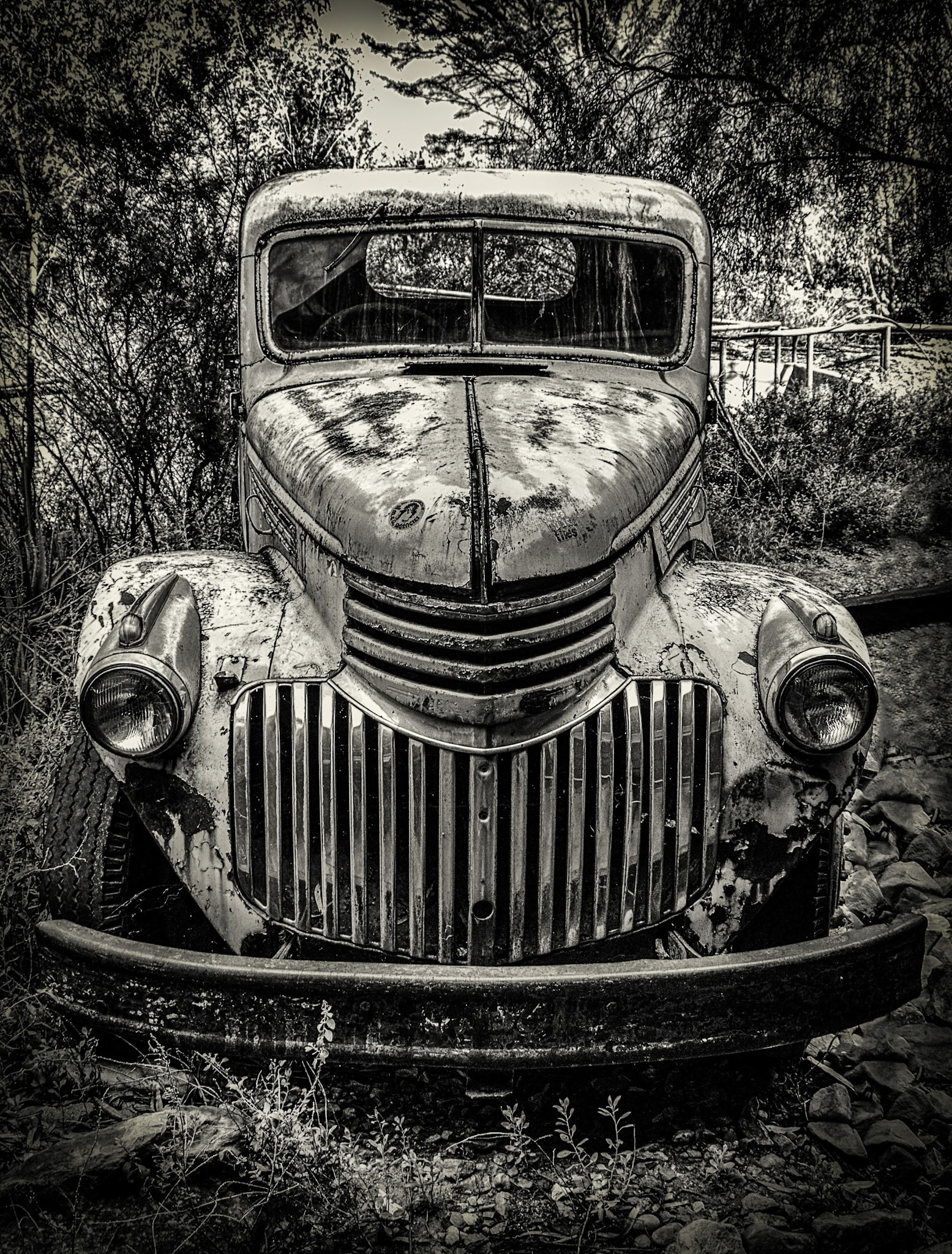 Old rusty truck at the Transport Museum, Alice Springs in Northern Territory, Australia