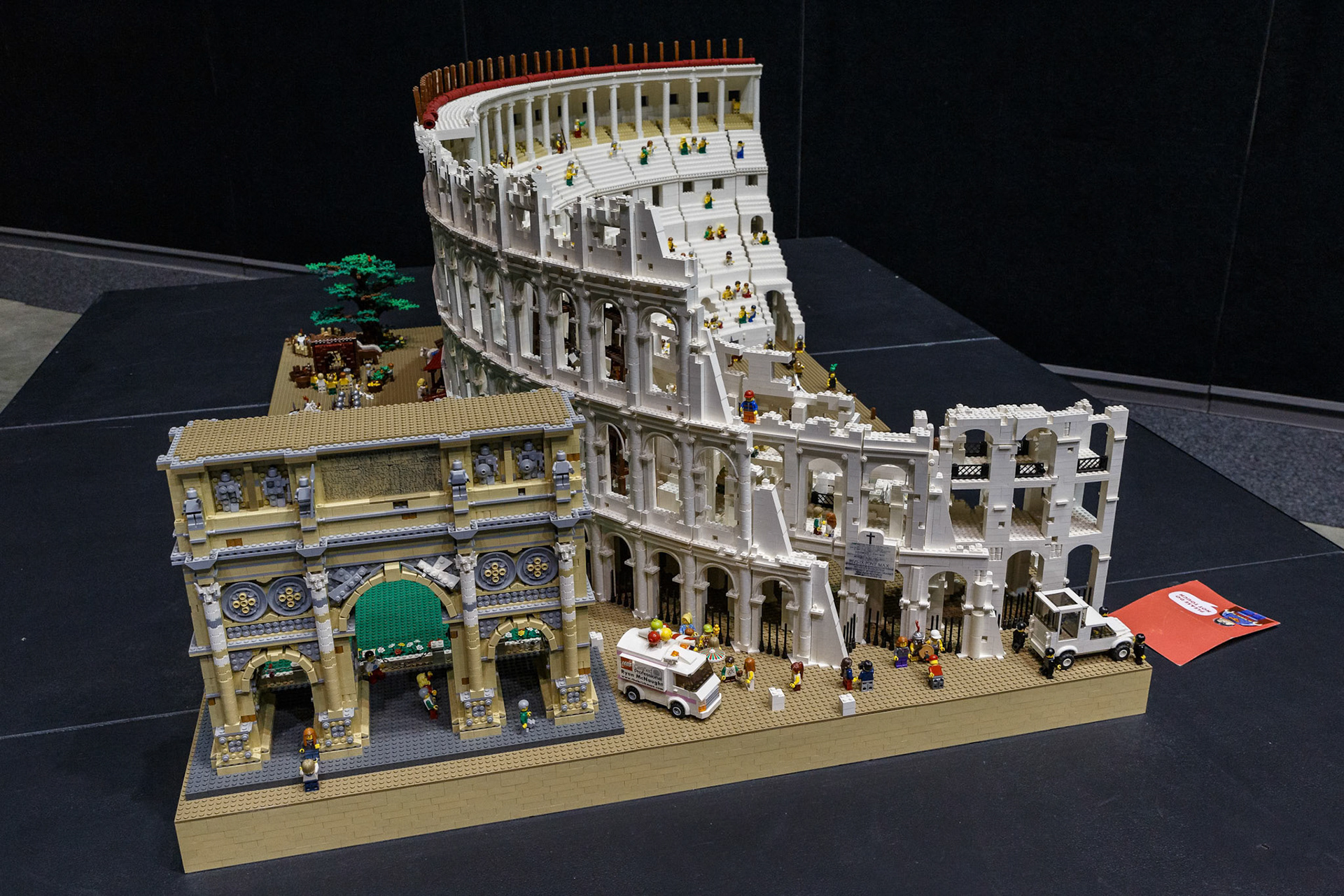 Colosseum Lego Creation at the Brickman Experience at the Gold Coast, Australia