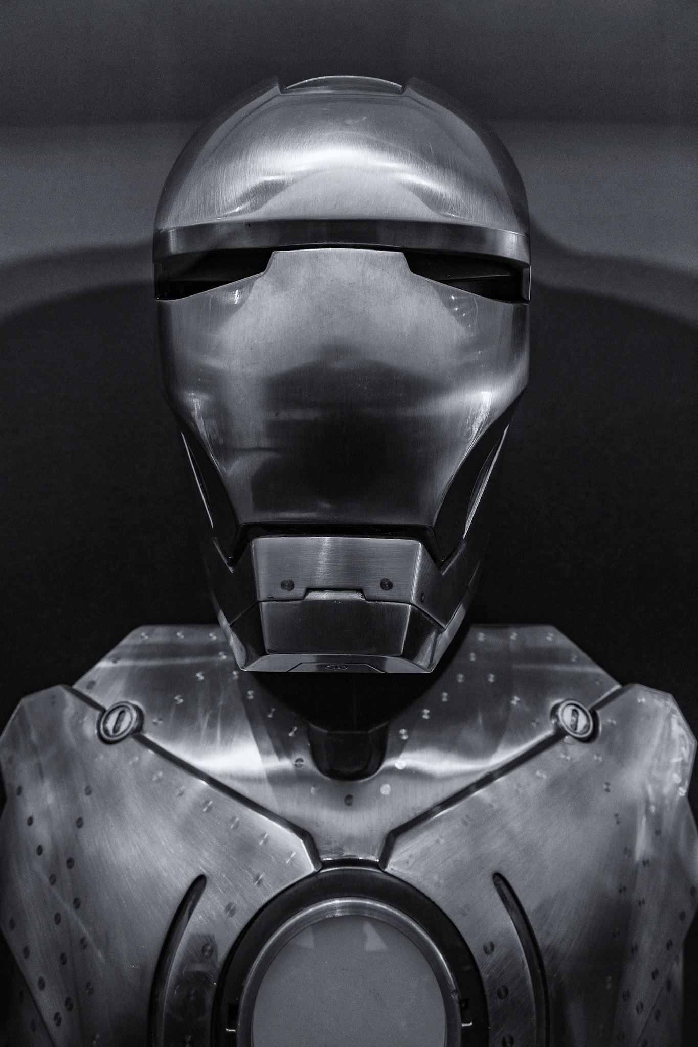 IronMan prop display at GOMA for the Marvel Exhibition, Brisbane