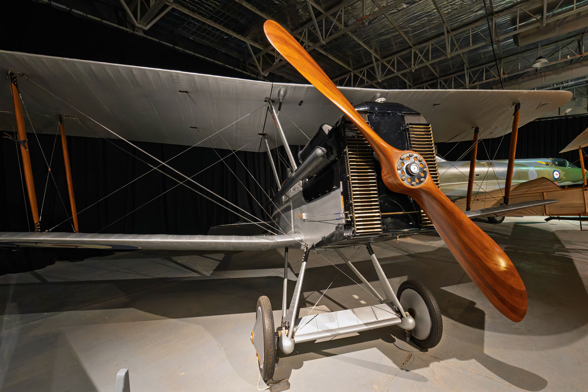 Royal Aircraft Factory SE5a at the RAAF Museum Point Cook in Victoria, Australia