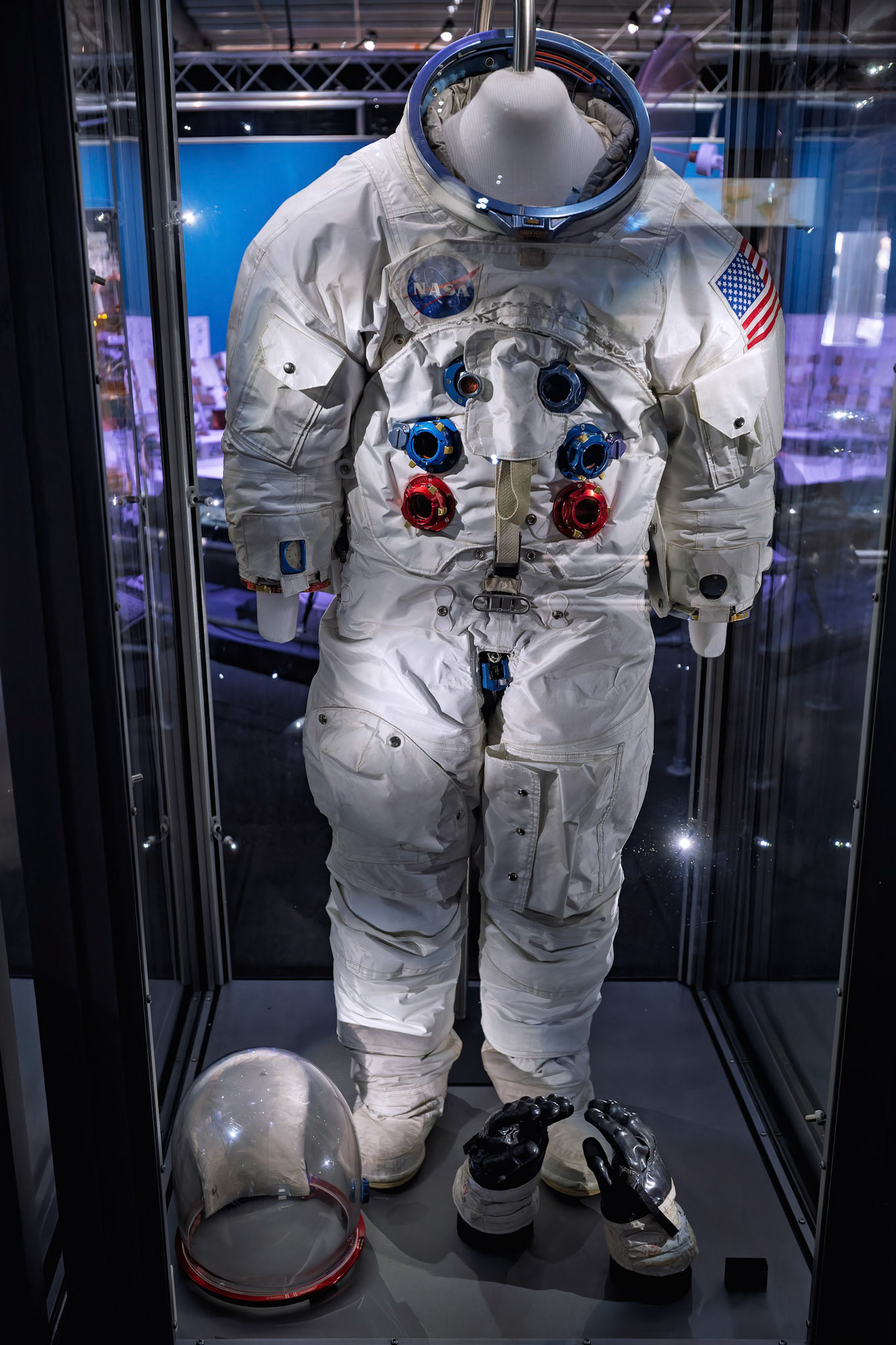A display from the exhibition NASA – A Human Adventure' to celebrate the 50th anniversary of the Moon landing at the Queensland Museum, Australia