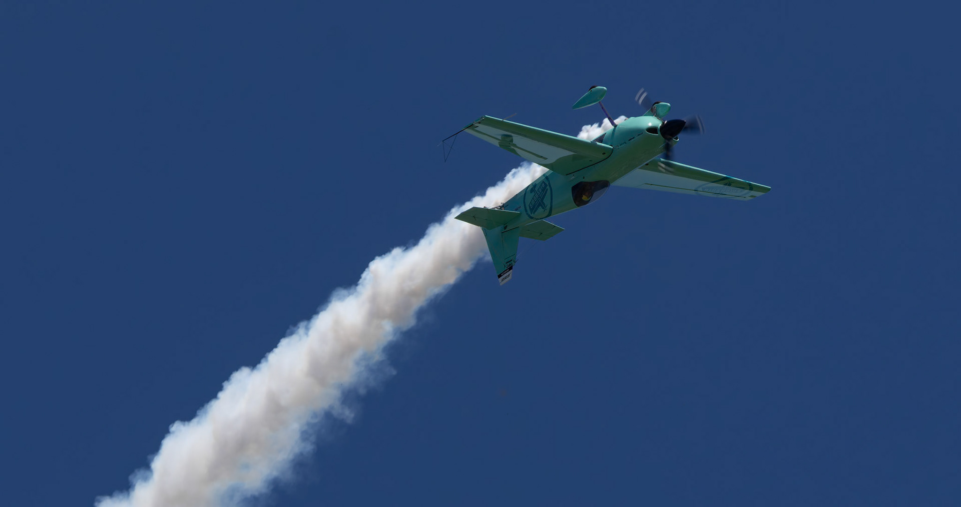 Glenn Graham in the Edge 540 on display at the Shellharbour Airport, during the Airshows Downunder Shellharbour, New South Wales, Australia.