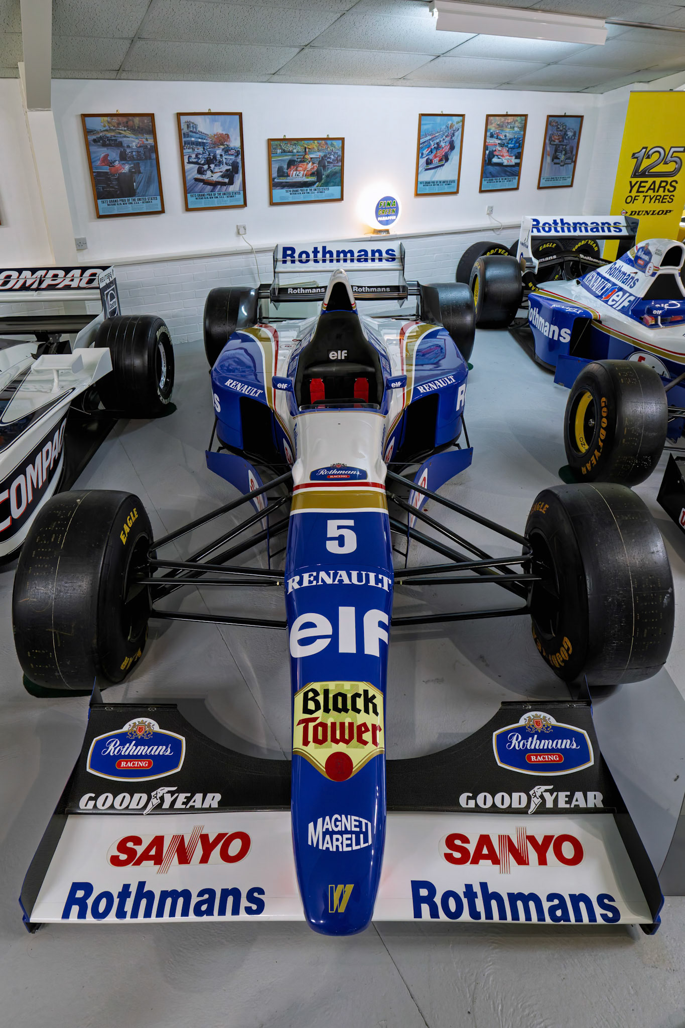 1995 Williams FW17 Formula 1 car at Donington Park Museum, England
