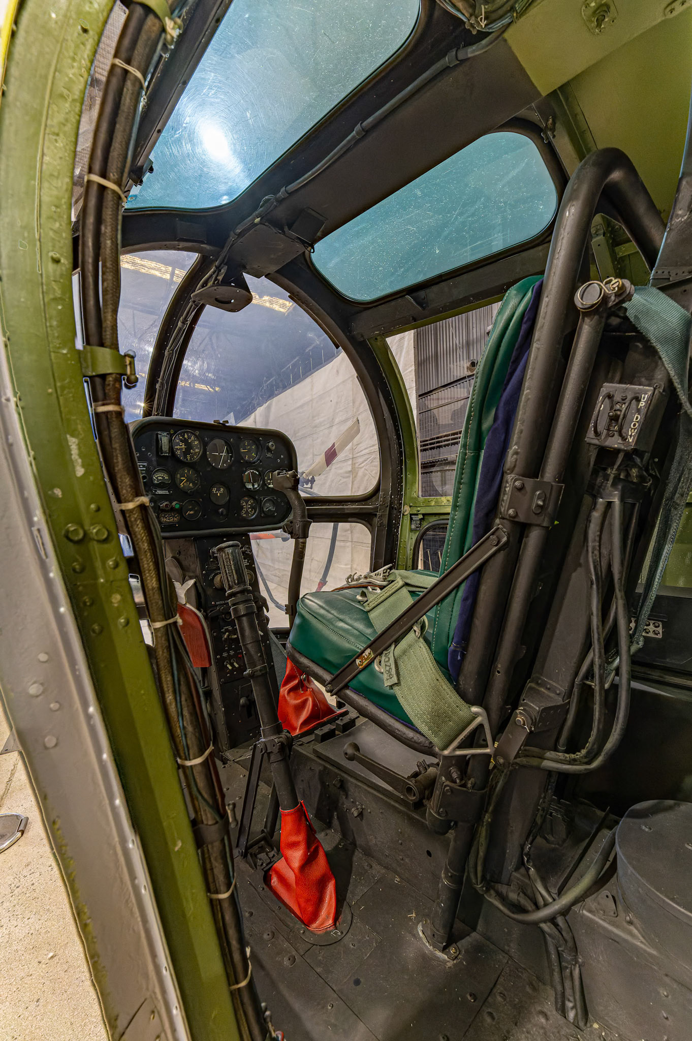 Sikorsky S-51 Westland Dragonfly on display at the RAAF Amberley Aviation Heritage Centre at Amberley, Australia