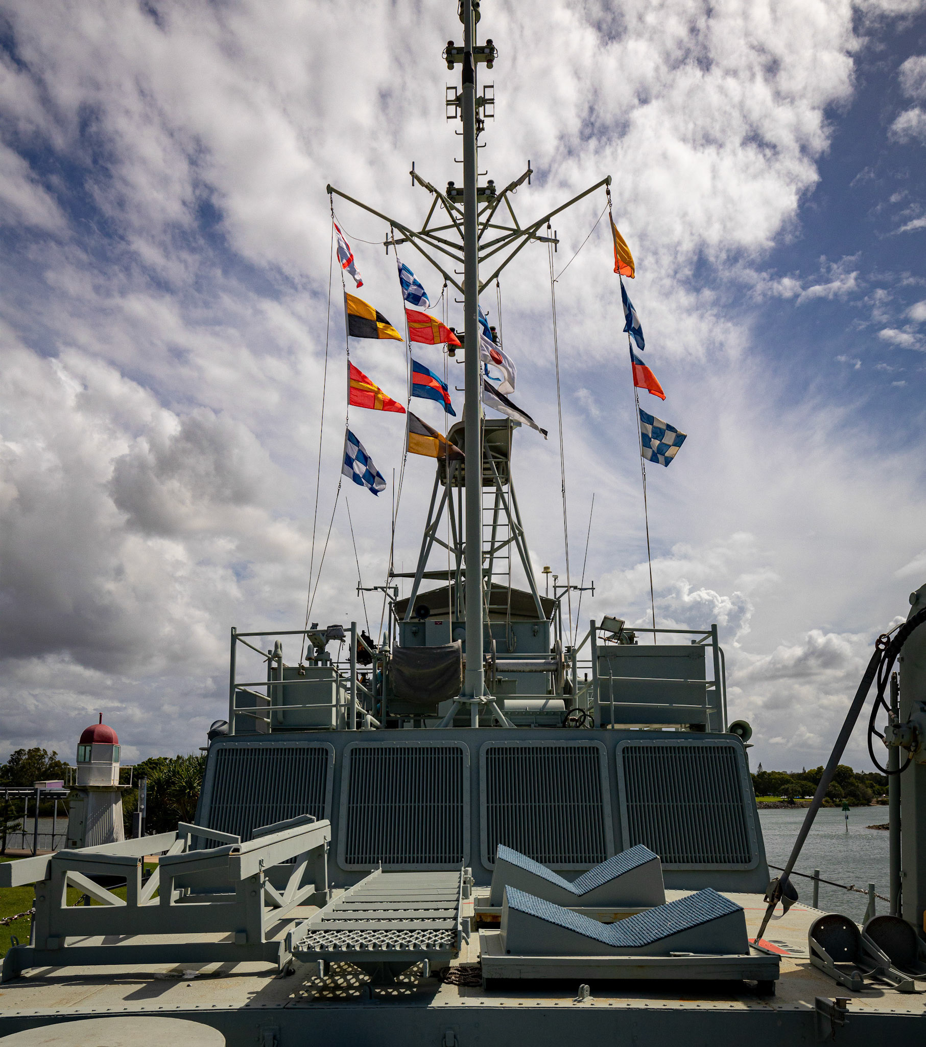 The HMAS Gladstone, in Gladstone, Australia