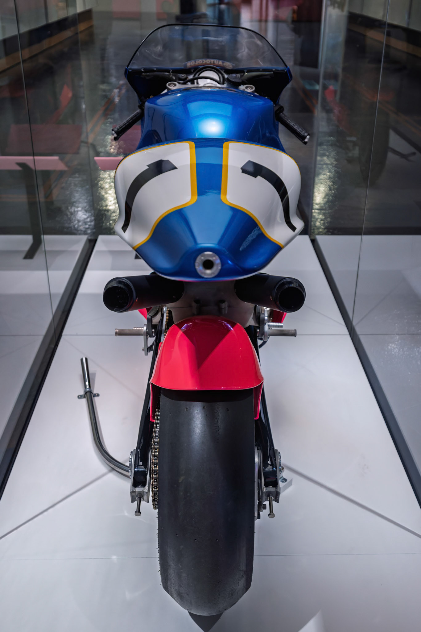 The John Britten, Britten V1000 on display at Museum of New Zealand Te Papa Tongarewa in Wellington, New Zealand