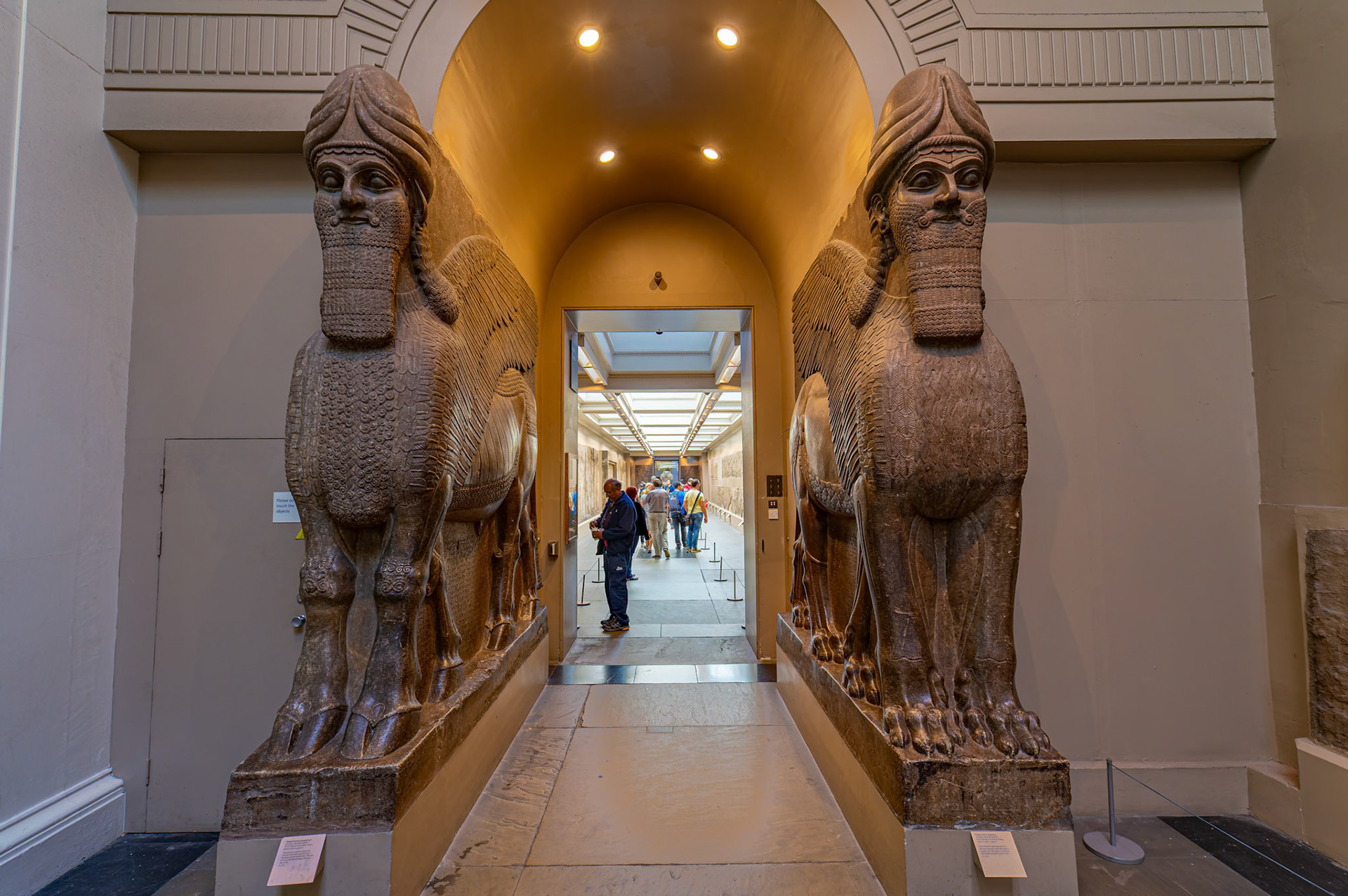 Egyptian display at British Museum, London