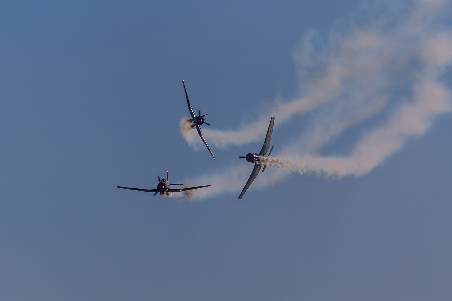 Russian Roolettes Formation Team on display at Wings Over Illawarra 2018, Illawarra Regional Airport, Albion Park Rail, New South Wales, Australia