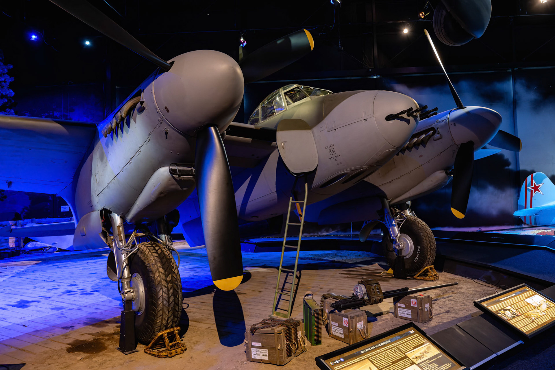 De Havilland DH98 Mosquito at Omaka Aviation Heritage Centre in Blenheim, New Zealand
