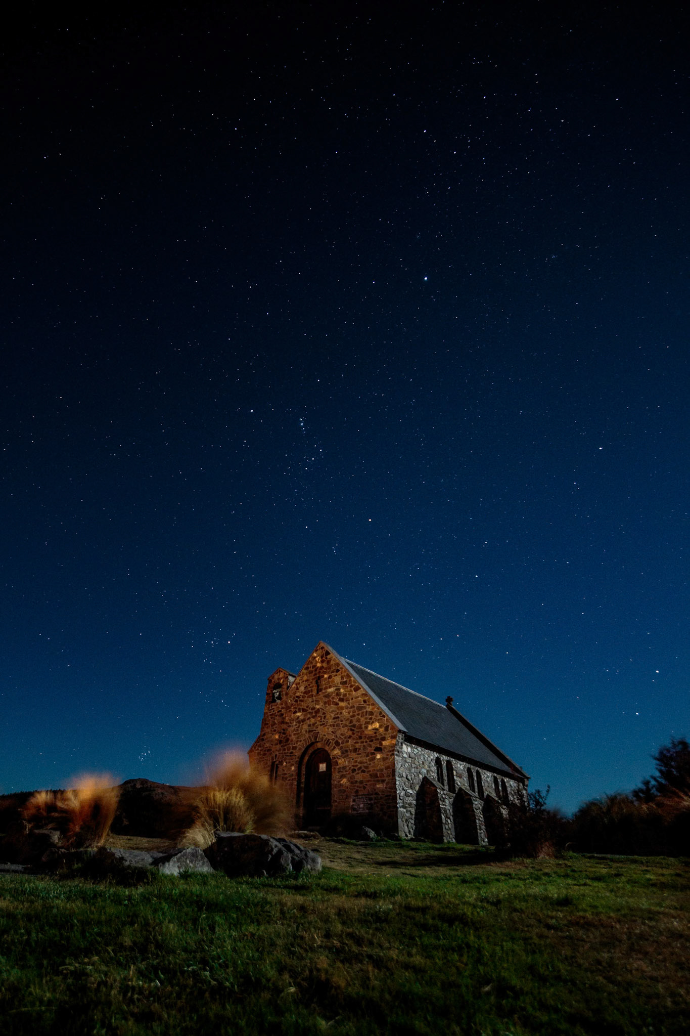 The Church of the Good Shephard in Lake Tekapo, New Zealand