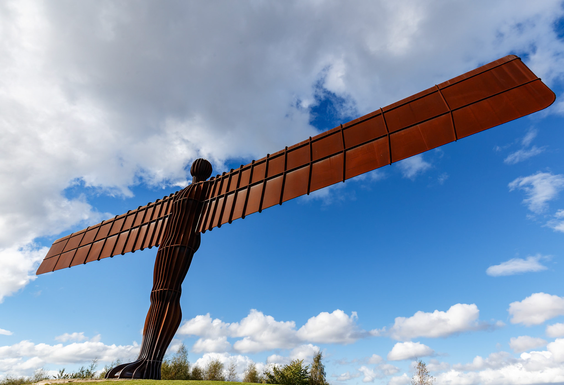 Angel of the North in Gateshead, England