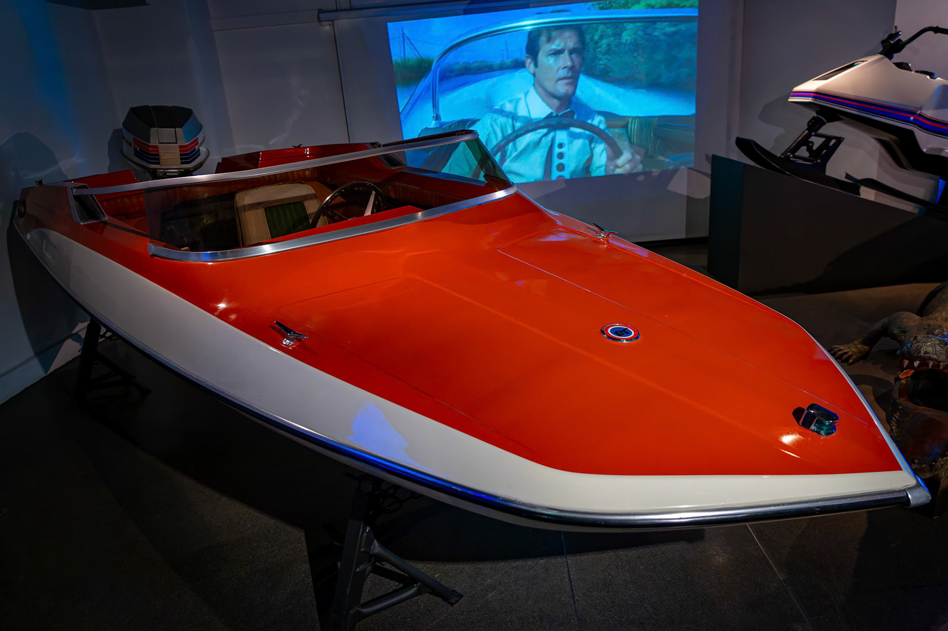 Glastron GT-150 from "Live and Let Die", Bond in Motion in London, England