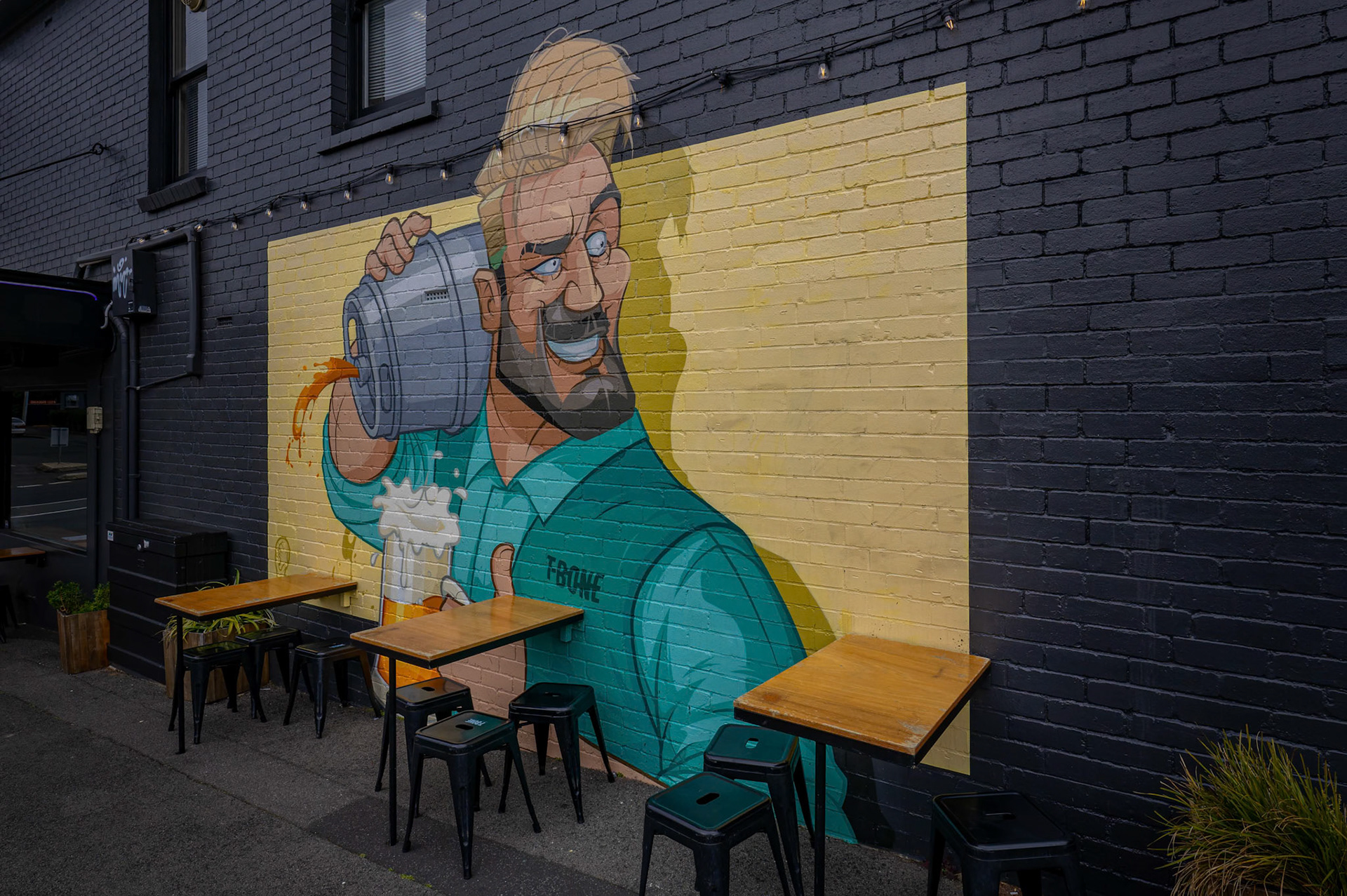 Street Art around Hobart in Tasmania, Australia