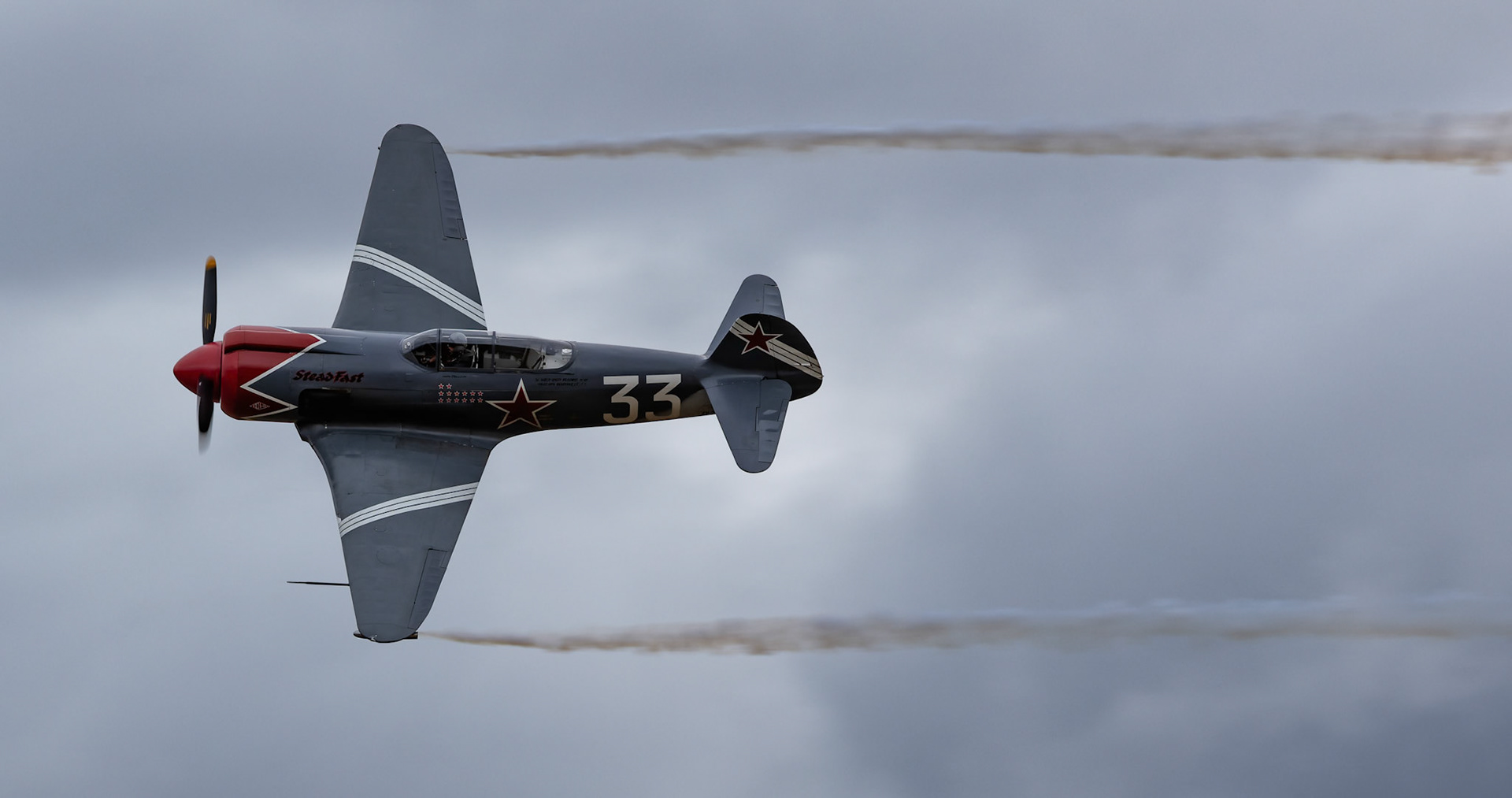Yakovlev Yak-3U (SteadFast) [ZK-YOV] on display at Warbirds over Wanaka, New Zealand