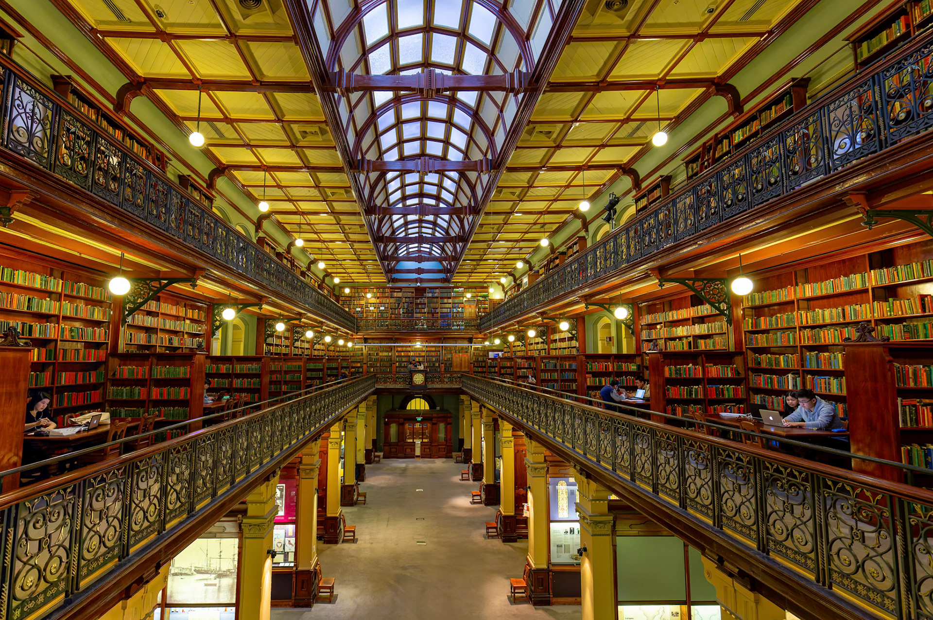 Mortlock Wing inside the State Library of South Australia in Adelaide, Australia