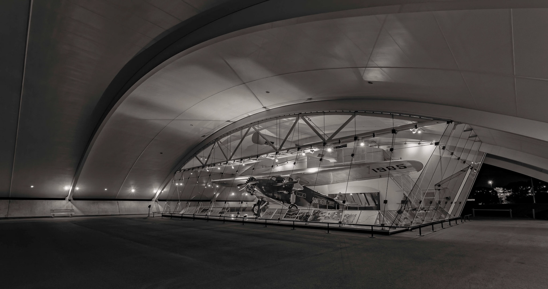 The Sir Charles Kingsford Smith Memorial at the Brisbane Inernational Airport, Australia