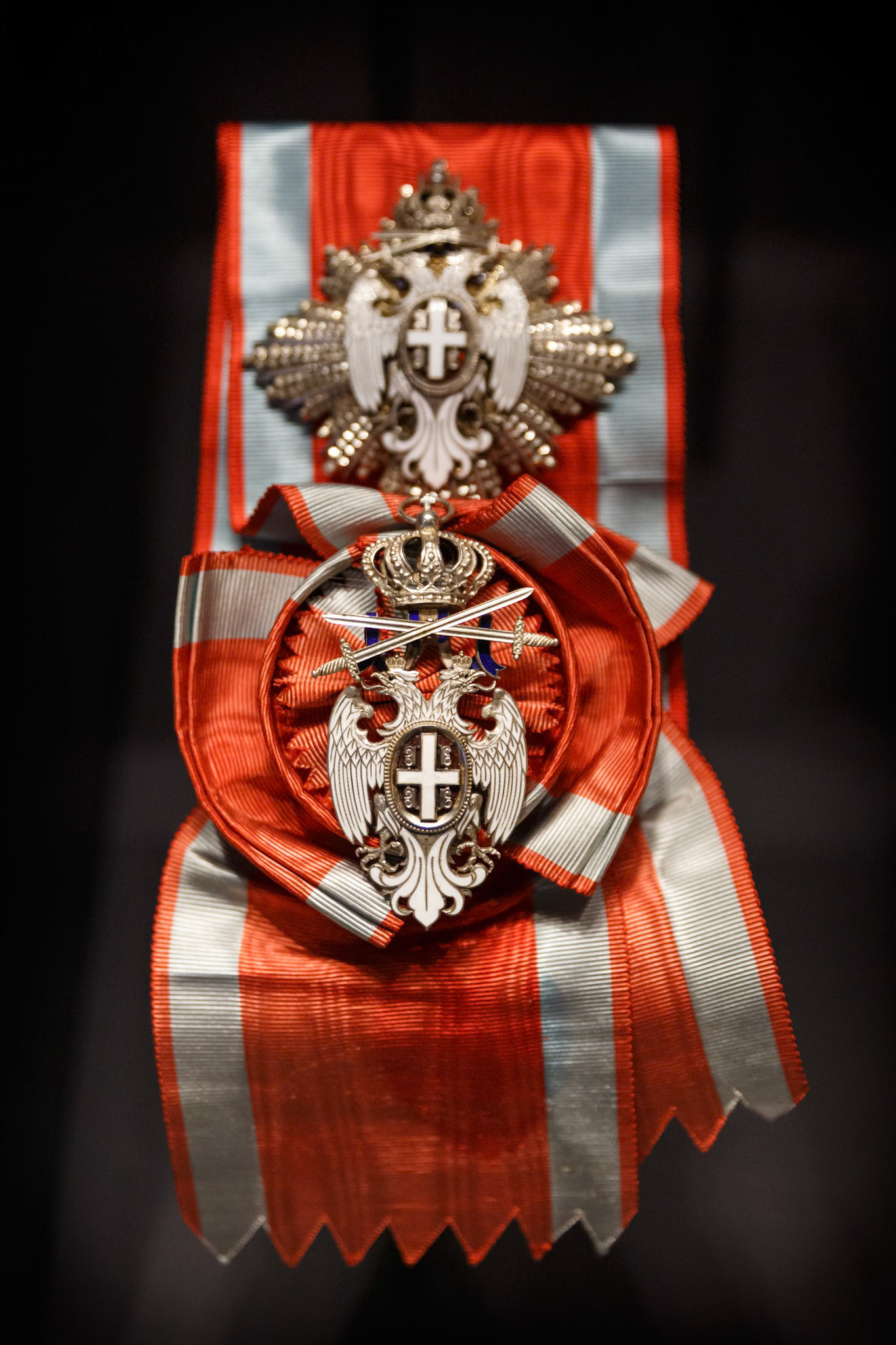 Medal at the Edinburgh Castle in Edinburgh, Scotland