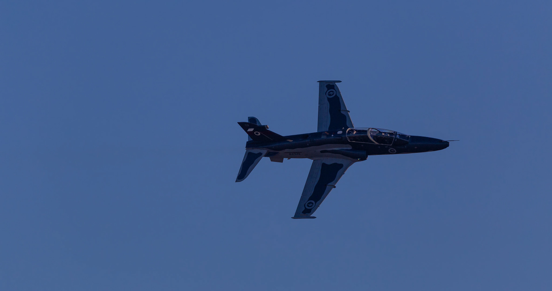 RAAF Hawk 127 on display at Wings Over Illawarra 2018, Illawarra Regional Airport, Albion Park Rail, New South Wales, Australia
