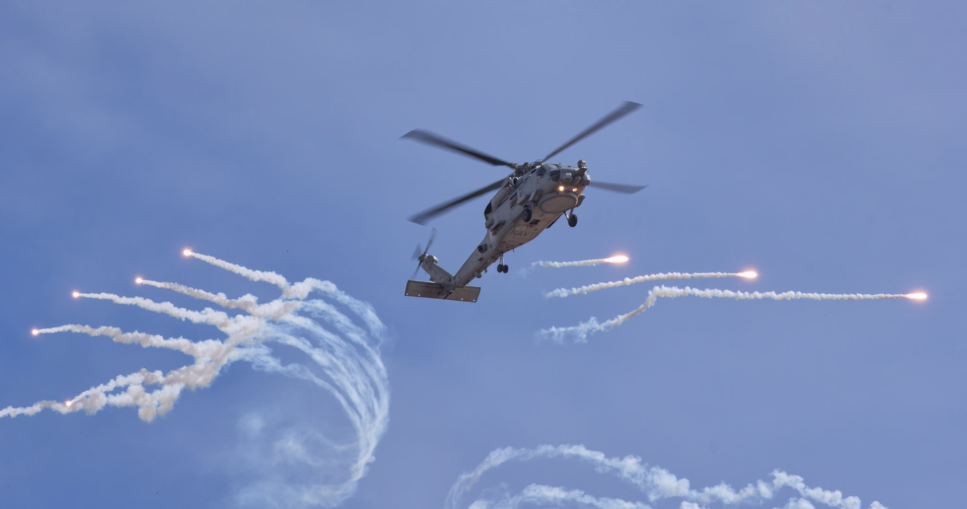 RAN 808 Squadron, Sikorsky-Lockheed Martin MH-60R Seahawk Romeo on display at the Avalon Airshow in Victoria, Australia