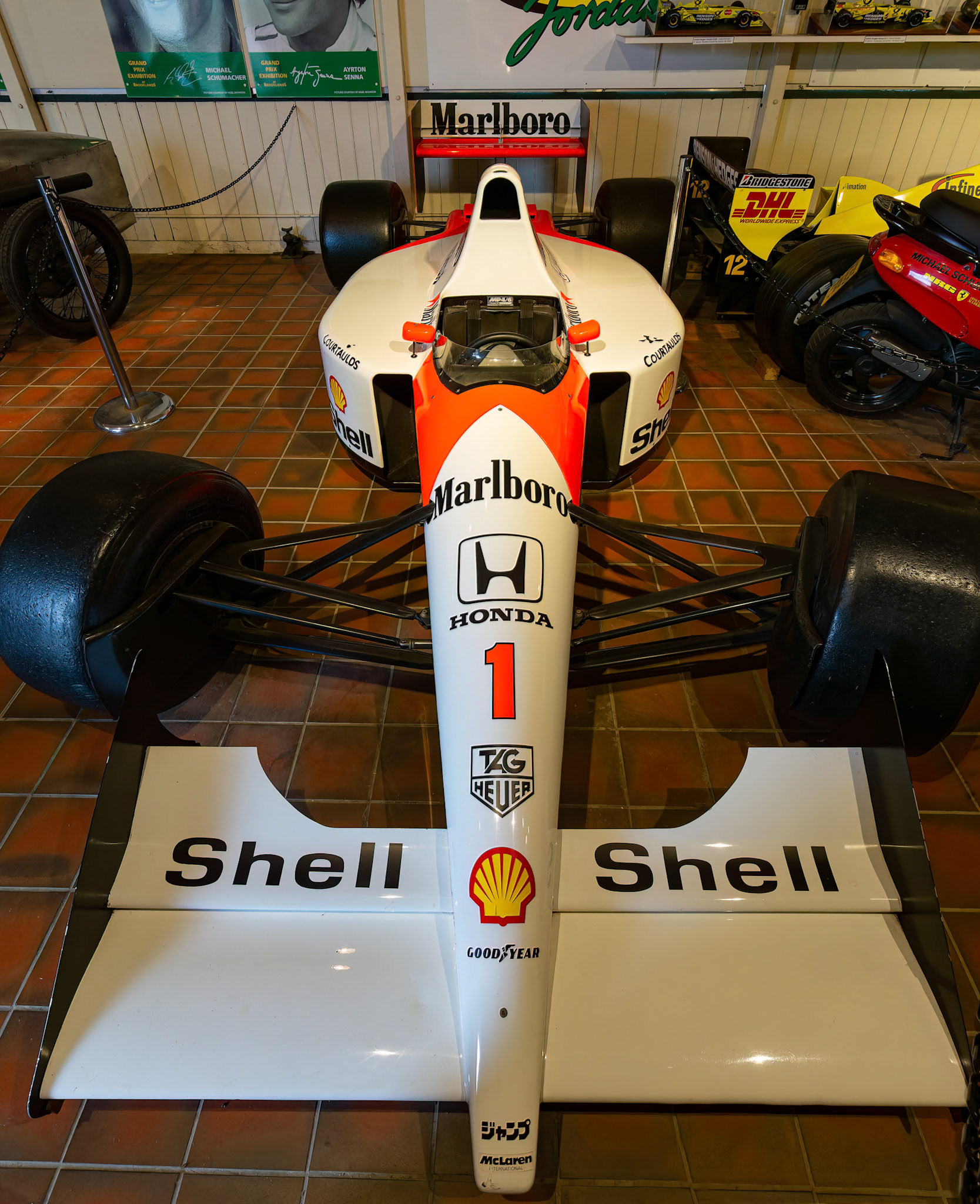 1991 Mclaren MP4/6 showcar at Brooklands, England