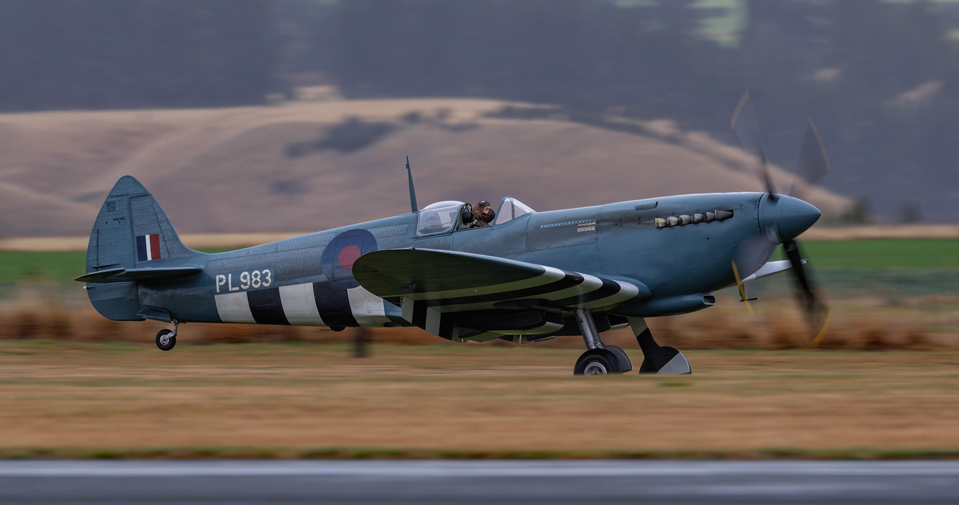 Supermarine Spitfire PR-XI [PL983] on display at Warbirds over Wanaka, New Zealand